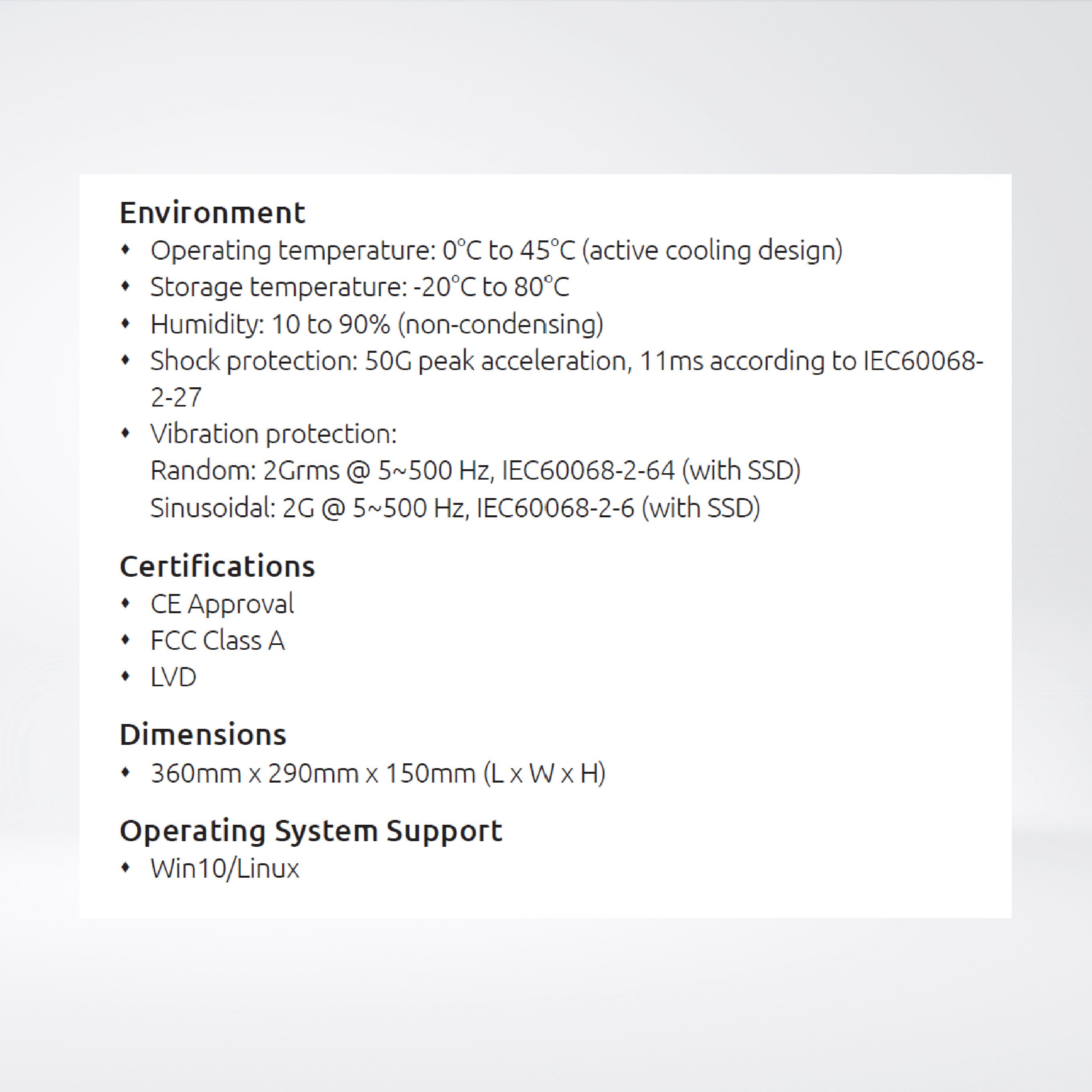 AIEDGE-X®500 with 95W-CPUi7-9700K-RAM8GB SSD256GB M.2-PWS800W