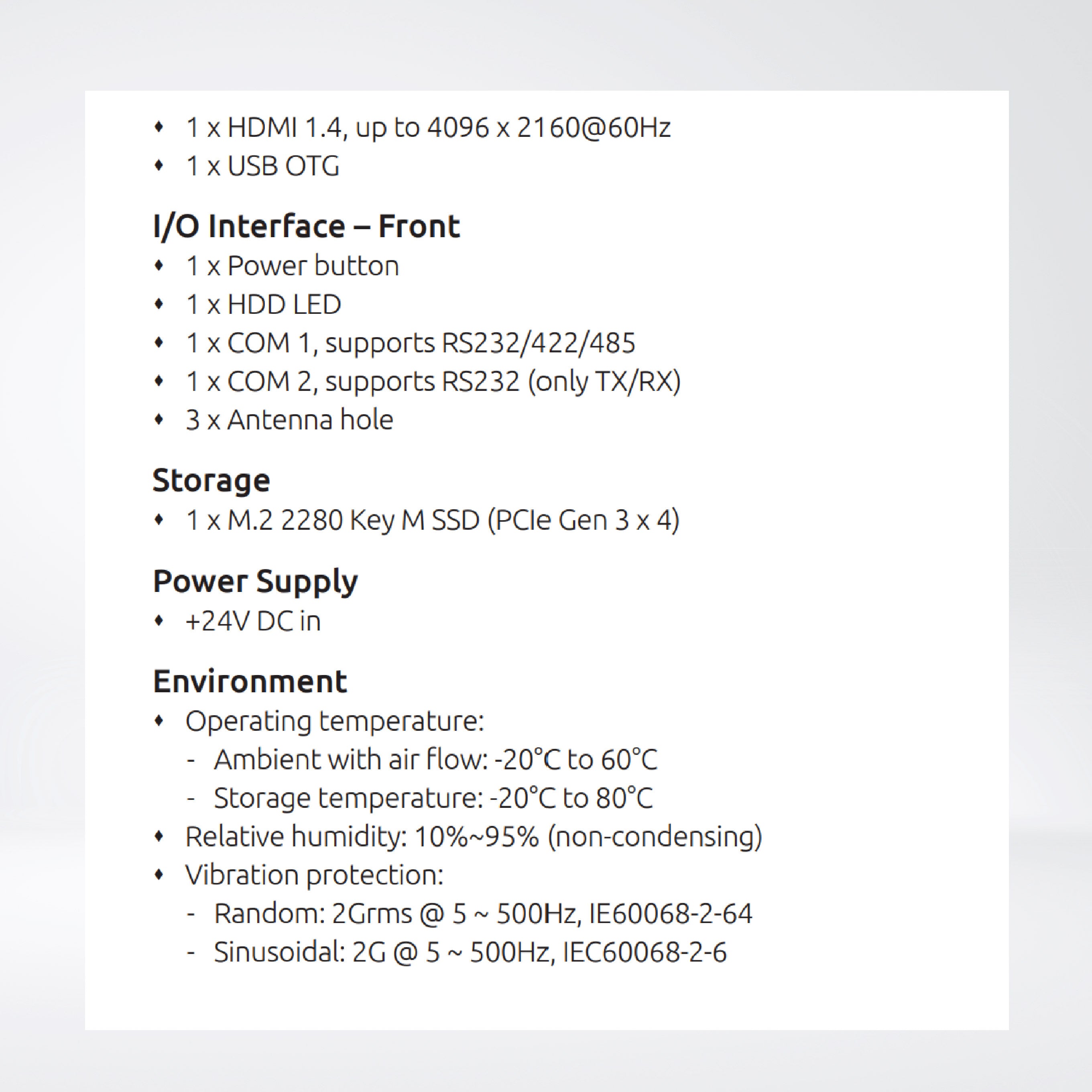 AIEdge-X®80 NVIDIA® Jetson Orin™ NX Edge AI Computing