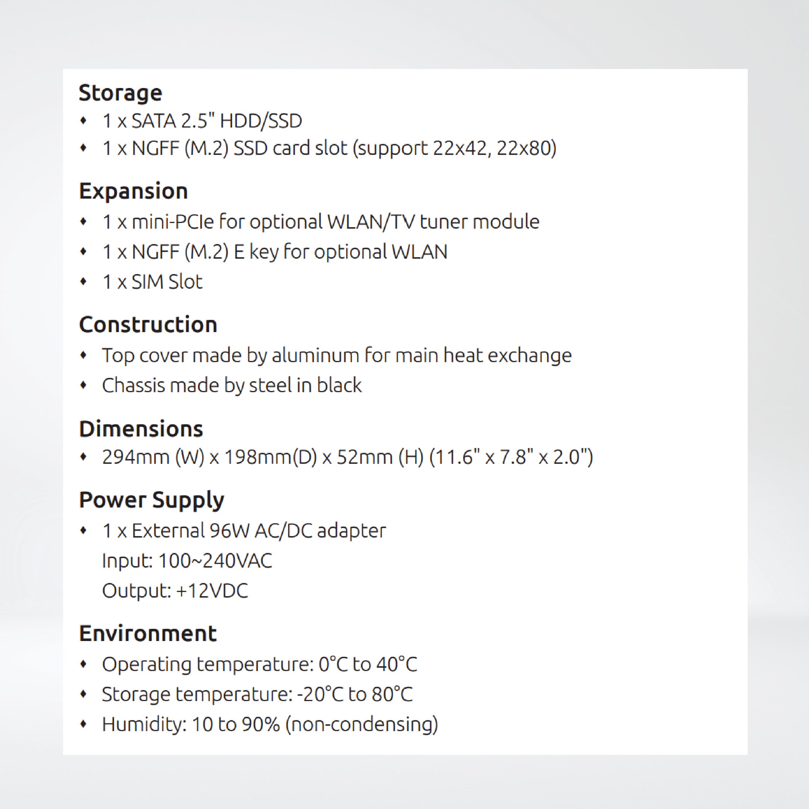 NDiS B535 Fanless Embedded Computer Powered by 6th Generation Intel® Core™ Processor