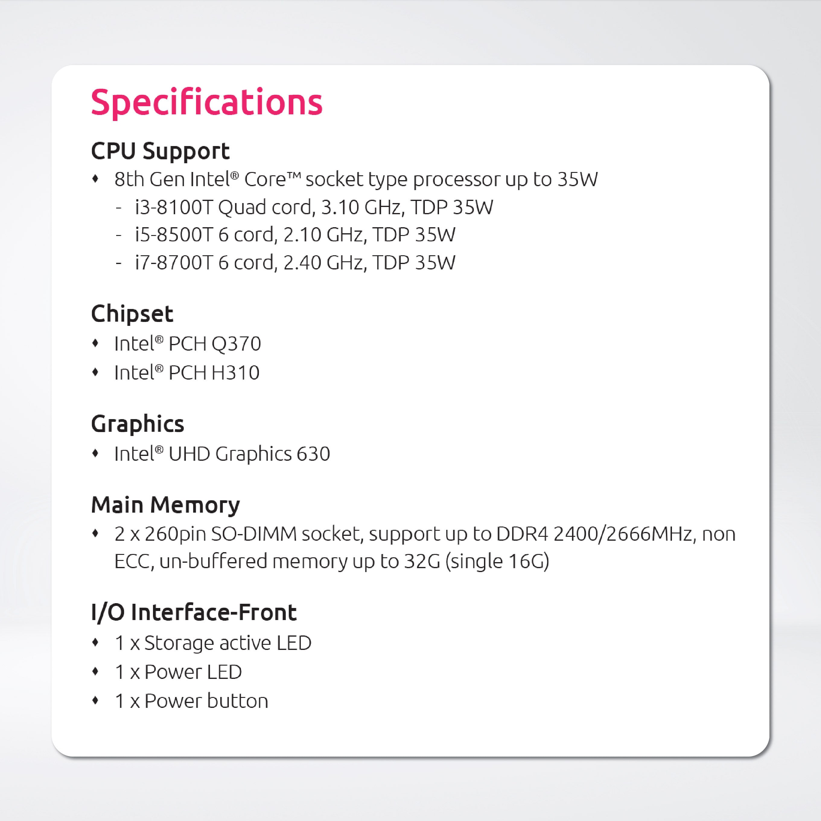 Neu-X300-Q370 Nexcom Fanless Computer