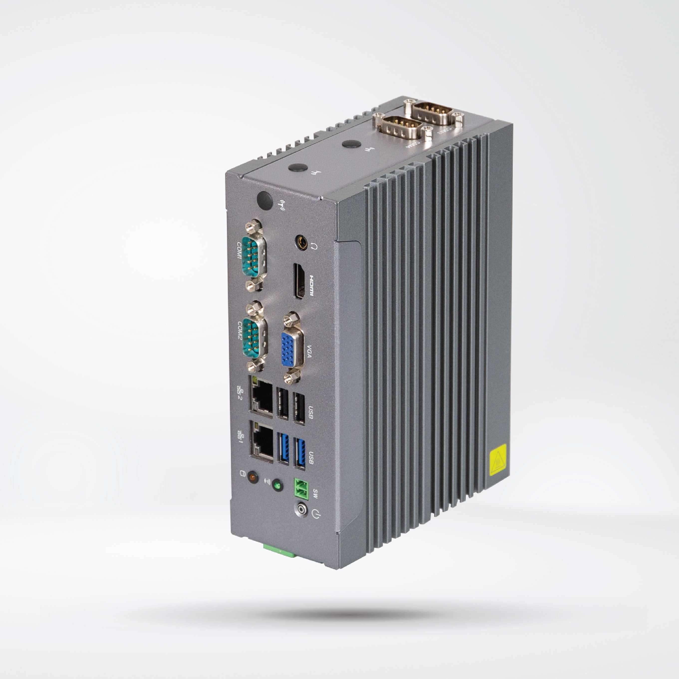 QBIX-DR-EHLA6412H-A1 RAM8/SSD500 DIN-Rail Fanless computer without Windows OS