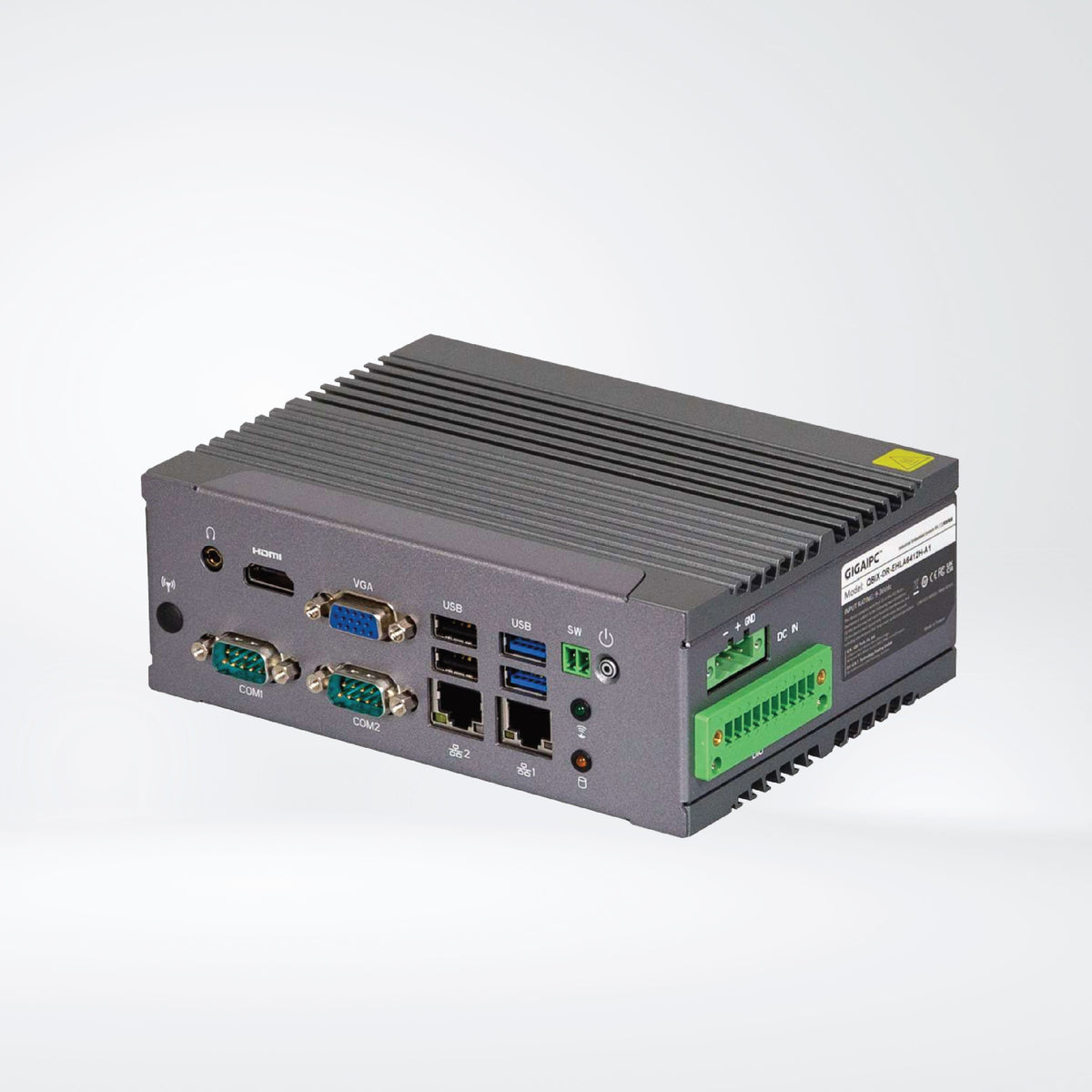 QBIX-DR-EHLA6412H-A1 RAM8/SSD500 DIN-Rail Fanless computer without Windows OS