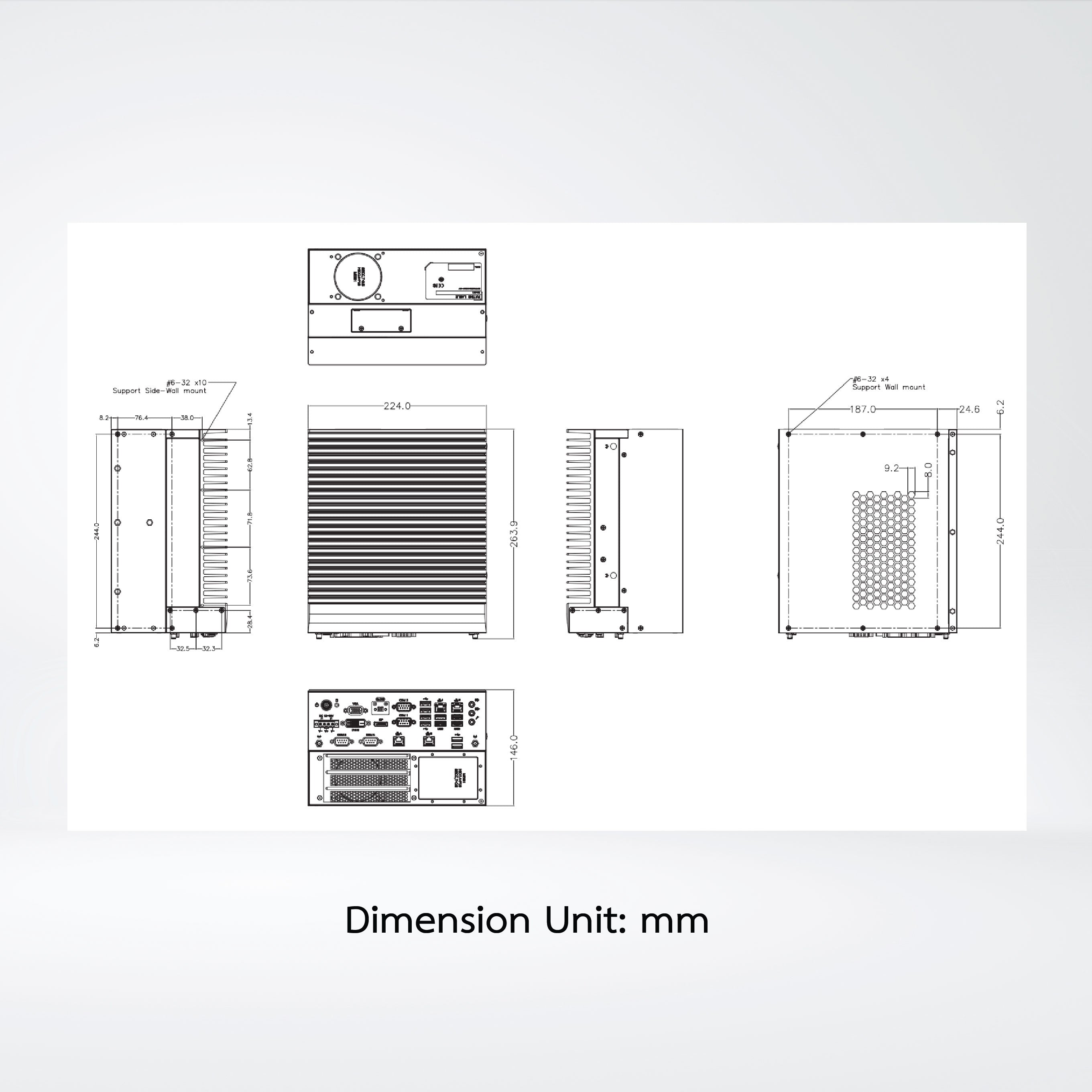 QBiX-JMB-ADLA67EHD-B1 Industrial system with Intel® Q670E Chipset