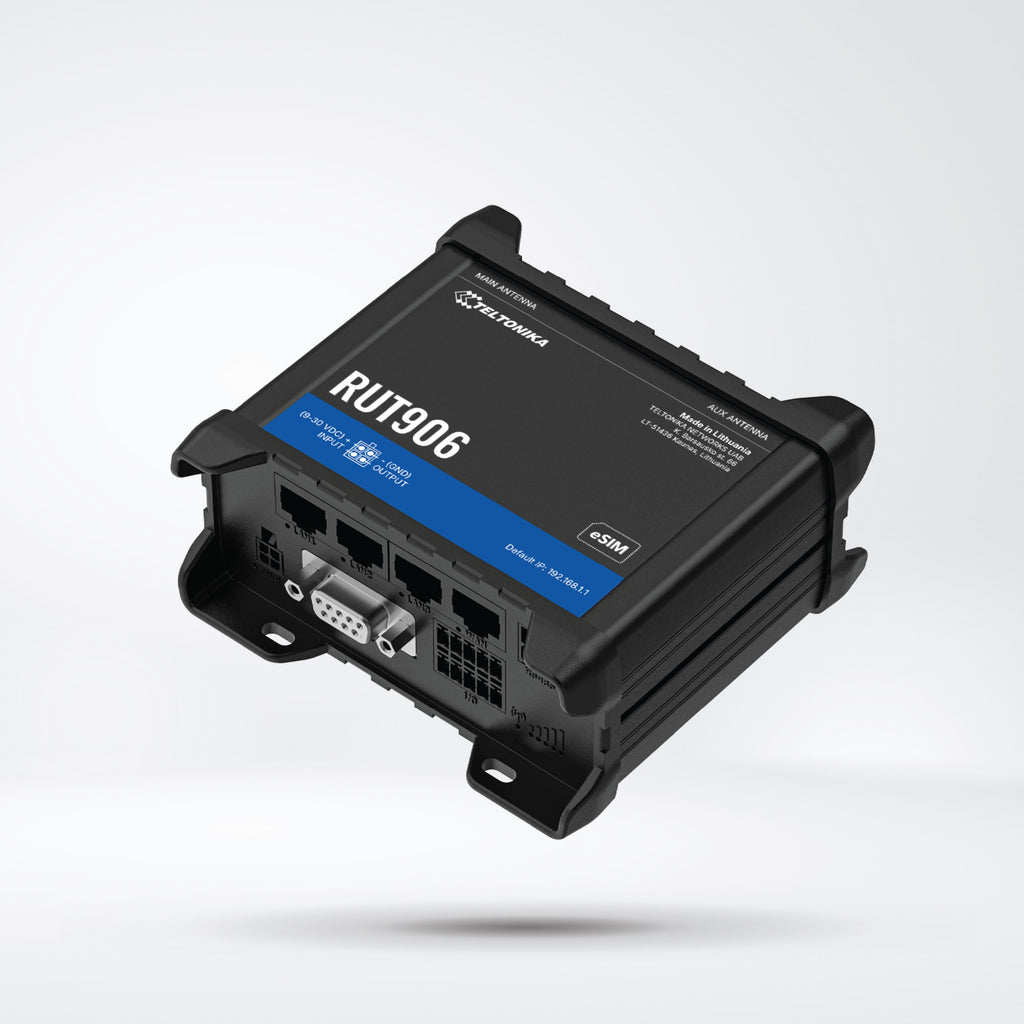 RUT906 eSIM 4G LTE RS232/RS485 Router