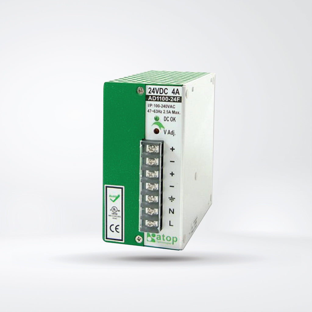 AD1100-24F 100W/4A - 24 VDC DIN-Rail Power Supply - Riverplus
