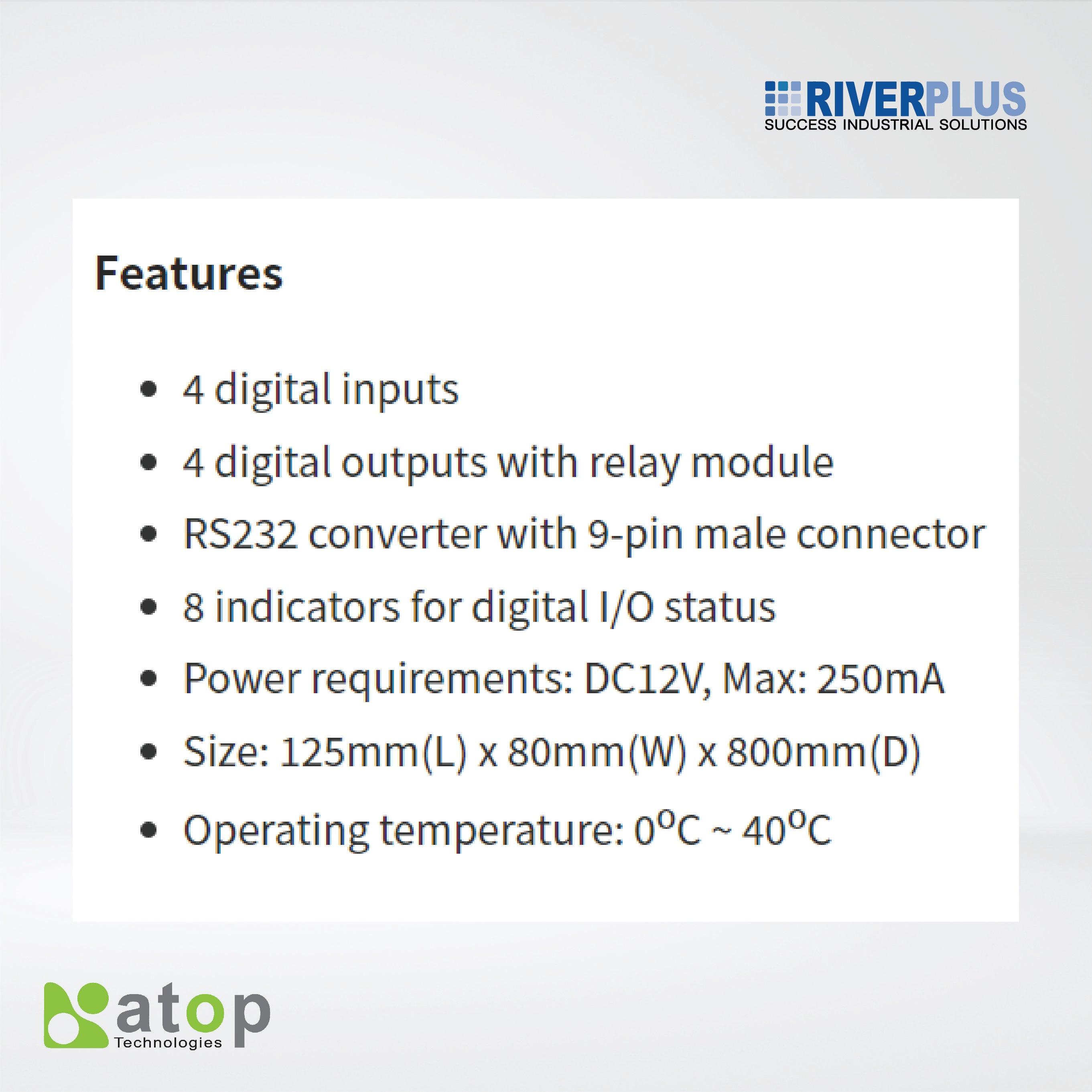 AT520 RS232 & Digital I/O Field Interface - Riverplus