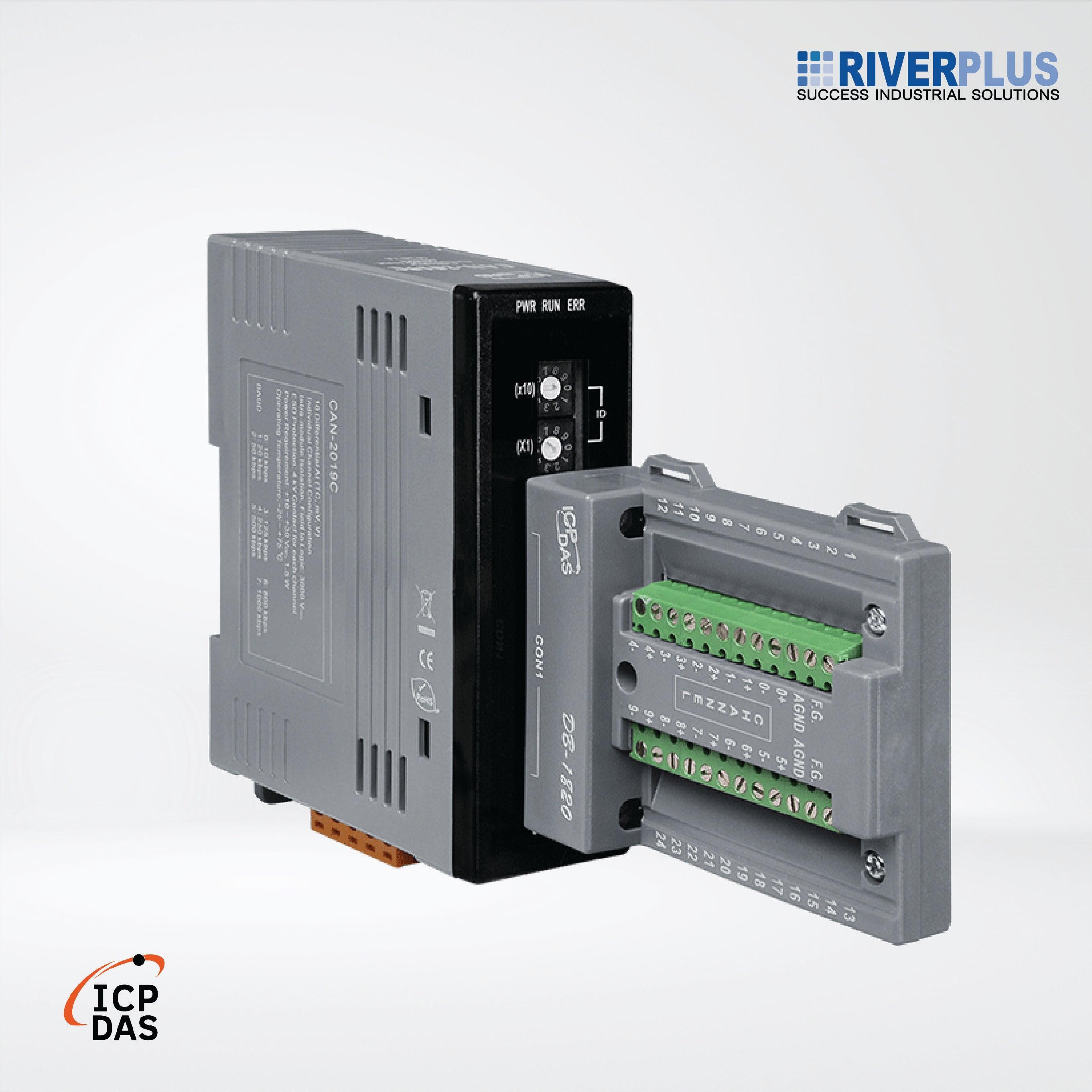 CAN-2019C/S CANopen Slave Module of 10-channel Universal AI - Riverplus