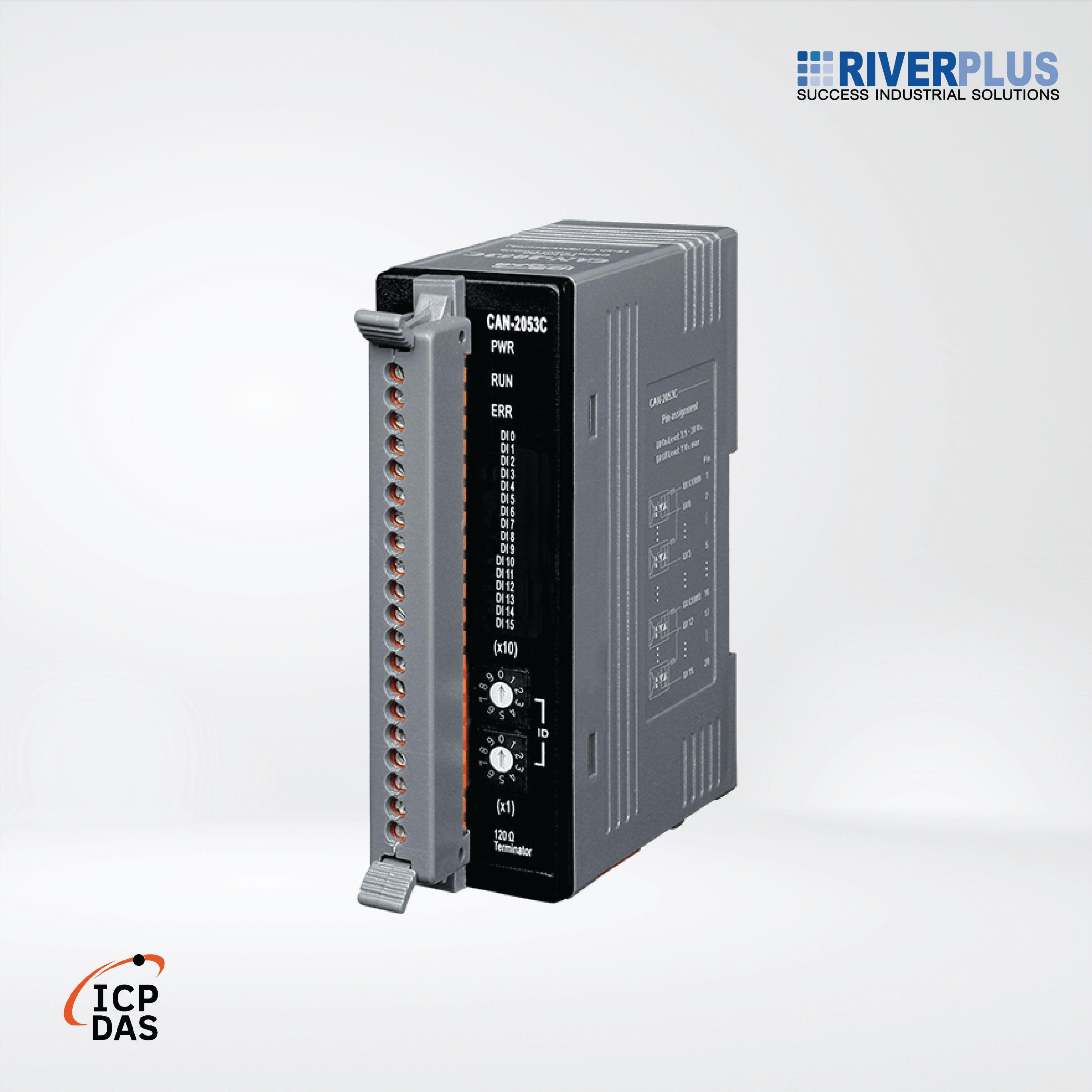 CAN-2053C CANopen Slave Module of 16-channel Isolated (Wet) DI - Riverplus