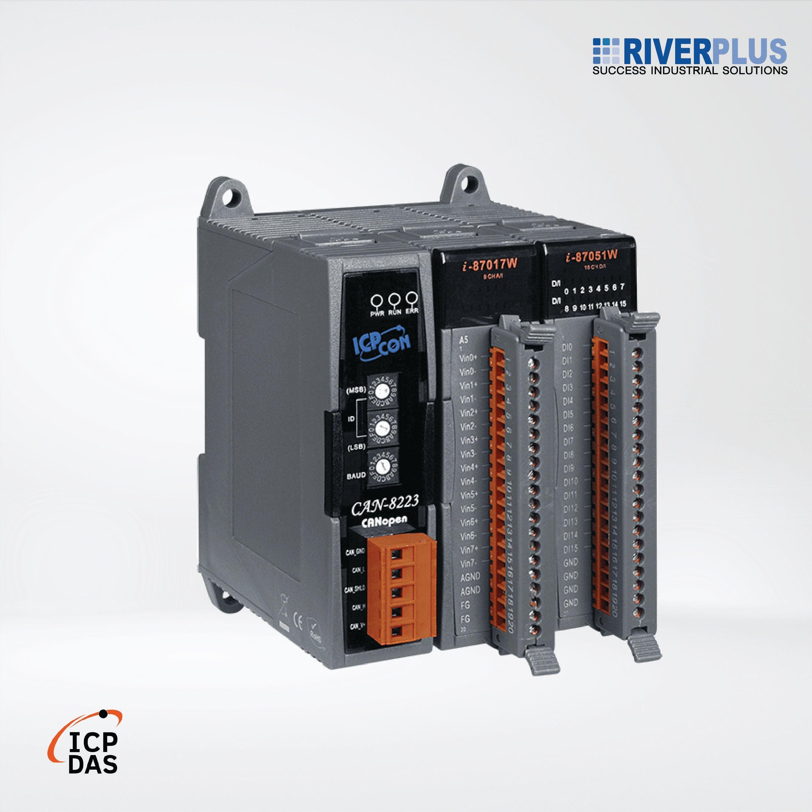 CAN-8223-G CANopen Remote I/O Unit with 2 I/O Slots - Riverplus