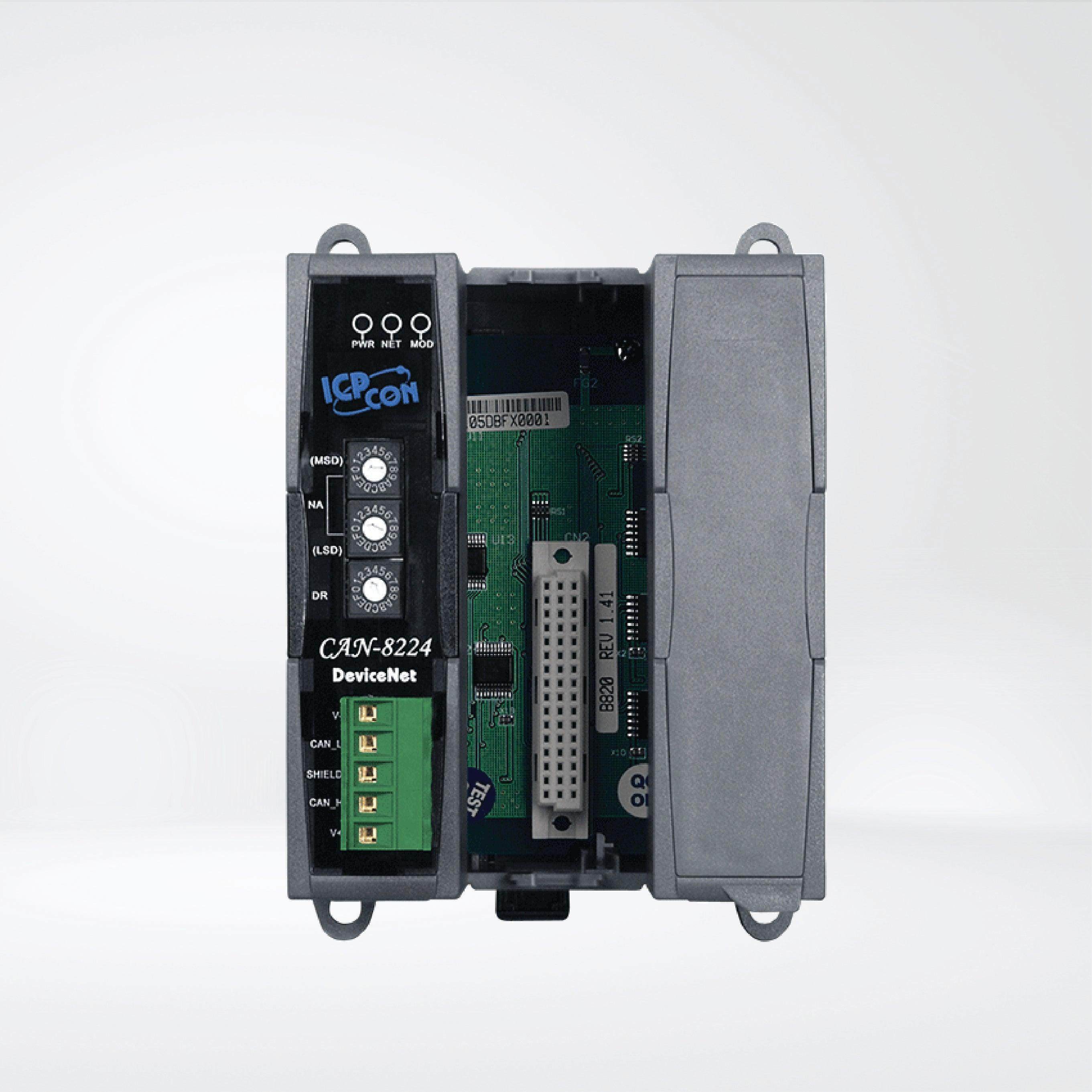 CAN-8224-G DeviceNet Remote I/O Unit with 2 I/O Slots - Riverplus