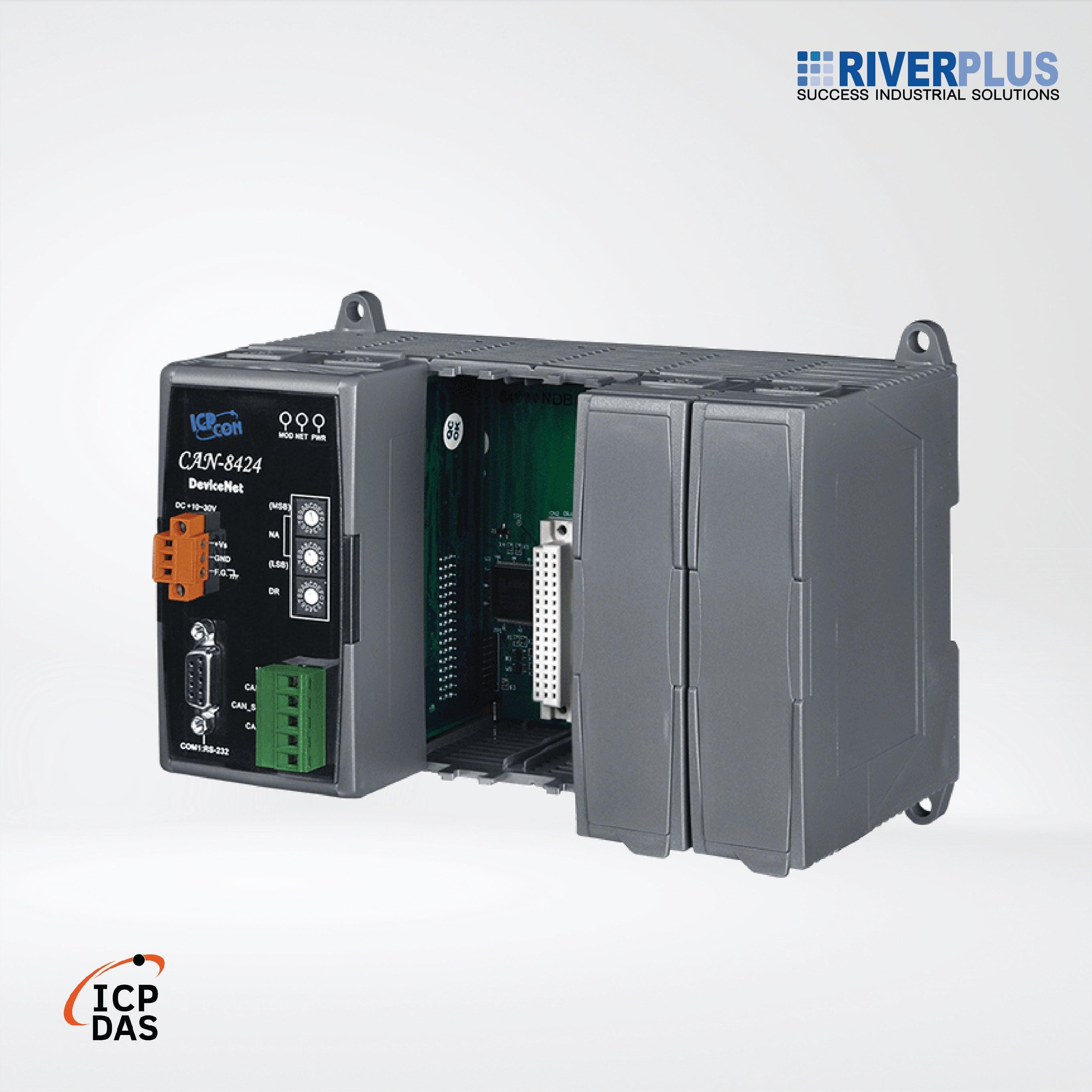 CAN-8424-G DeviceNet Remote I/O Unit with 4 I/O Slots - Riverplus