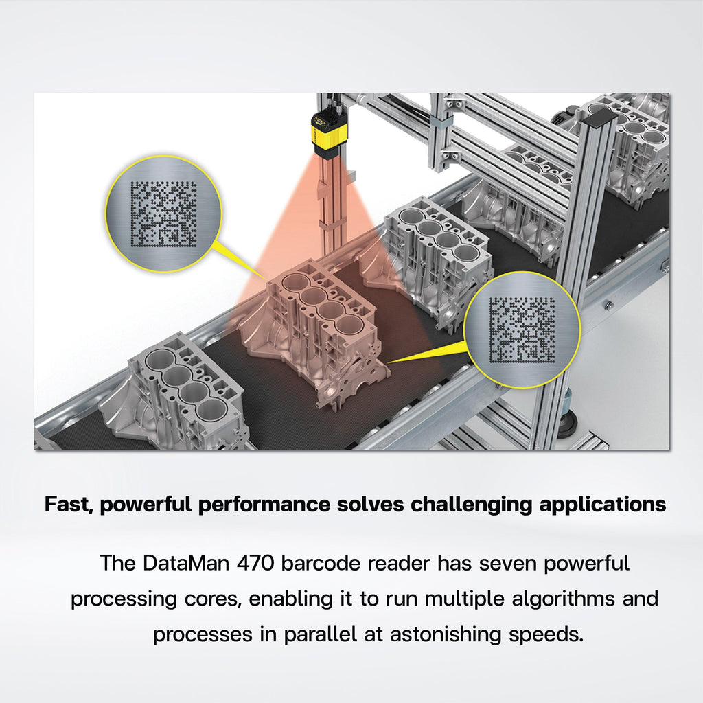 DataMan 470 series fixed-mount barcode readers