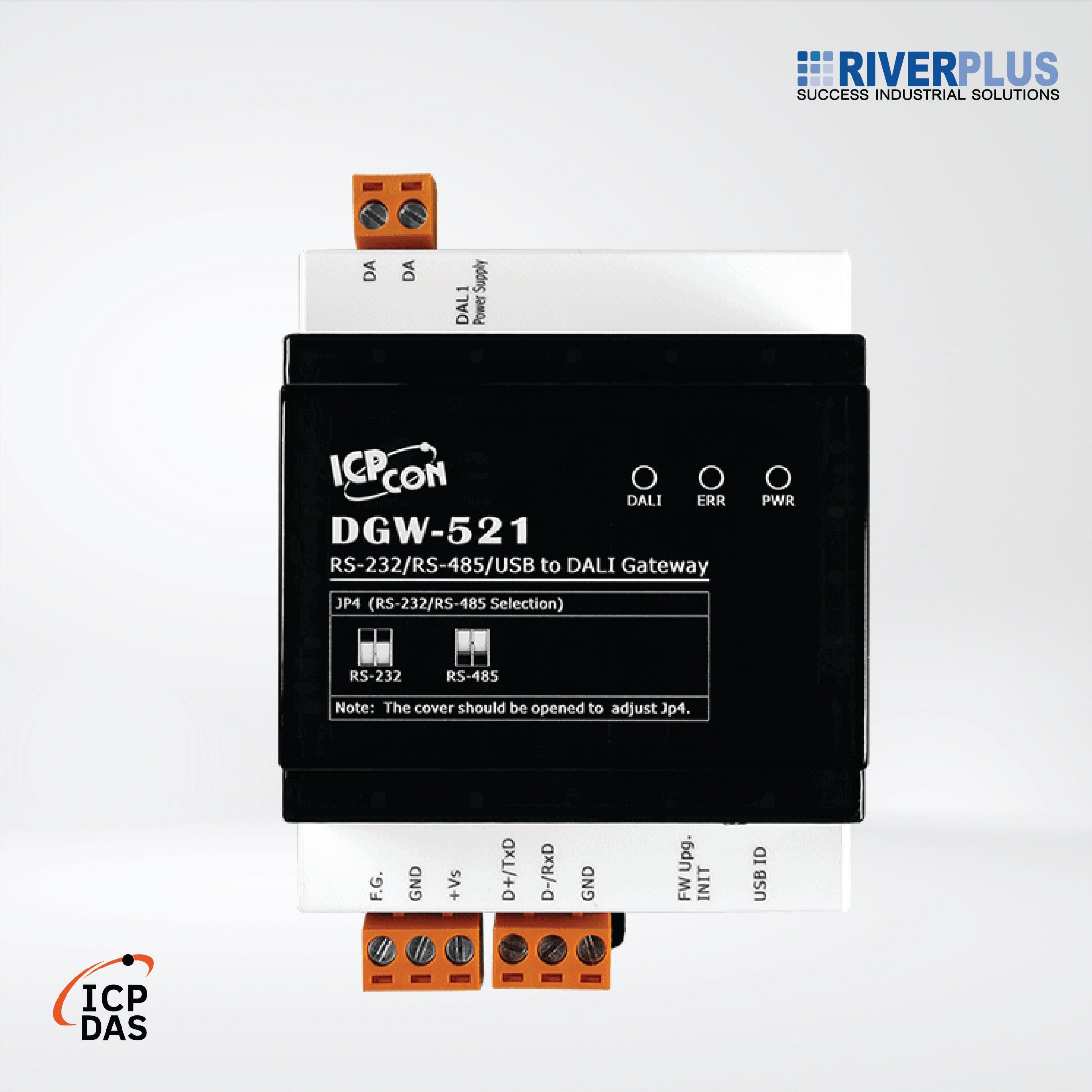 DGW-521 RS-232/RS-485/USB to DALI Gateway - Riverplus