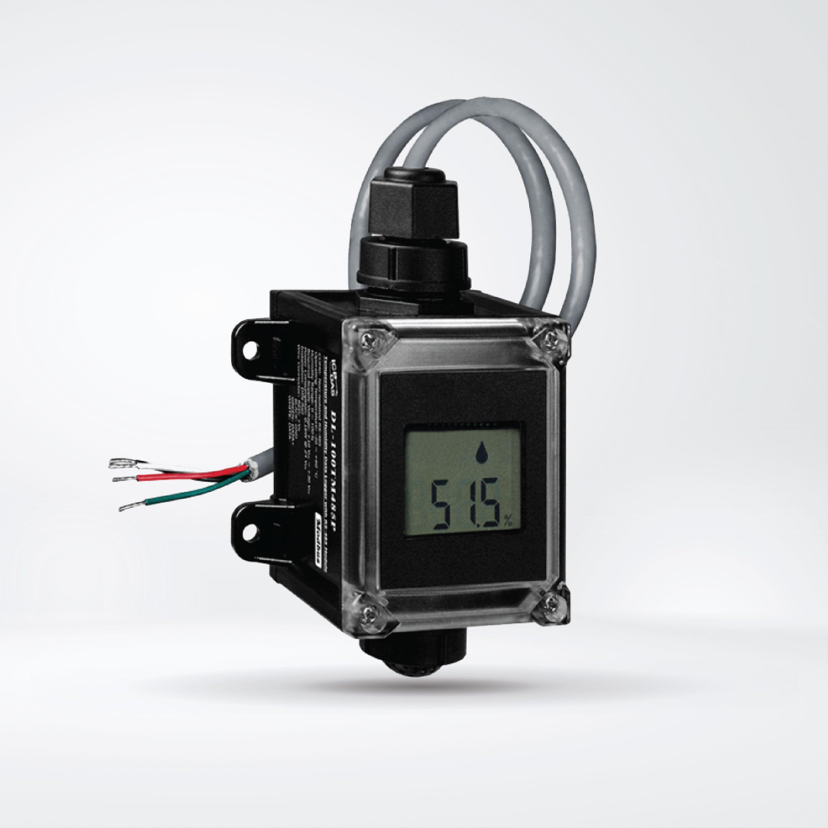 DL-100TM485P IP66 Remote Temperature and Humidity Data Logger with LCD Display - Riverplus