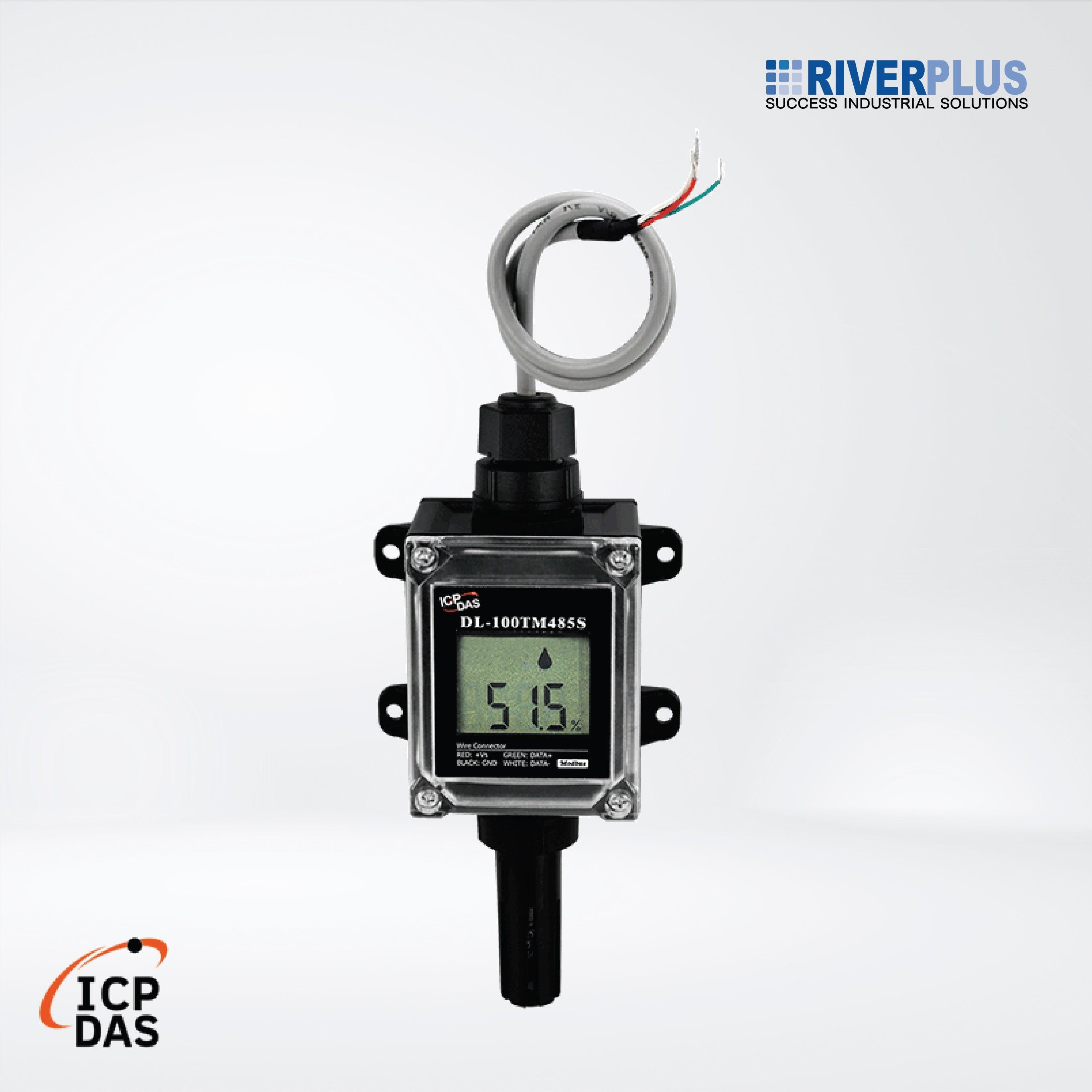 DL-100TM485S IP66 Remote Temperature and Humidity Data Logger with LCD Display (RS-485) - Riverplus