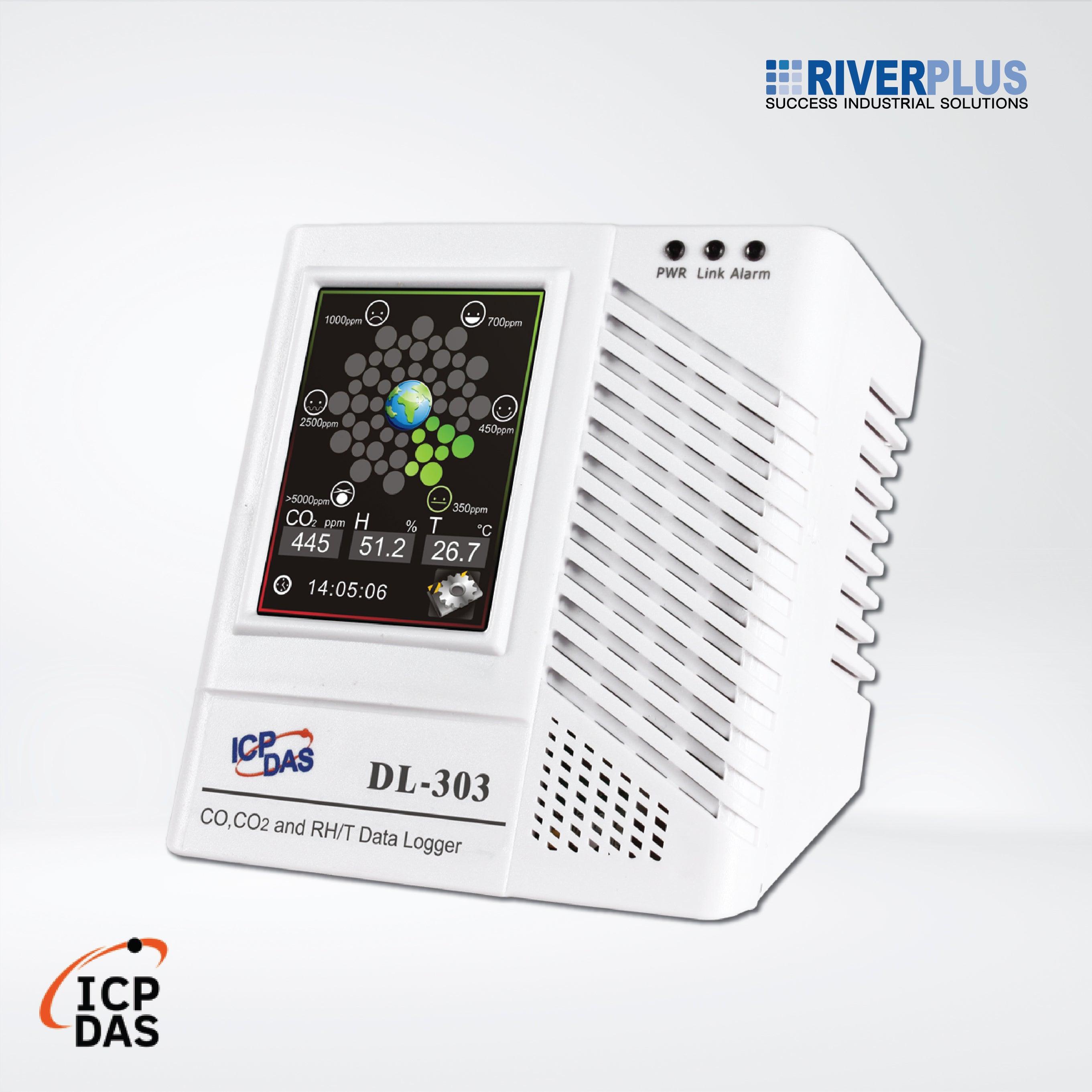 DL-303 Remote CO/CO2/Temperature/Humidity/Dew Point Data Logger - Riverplus