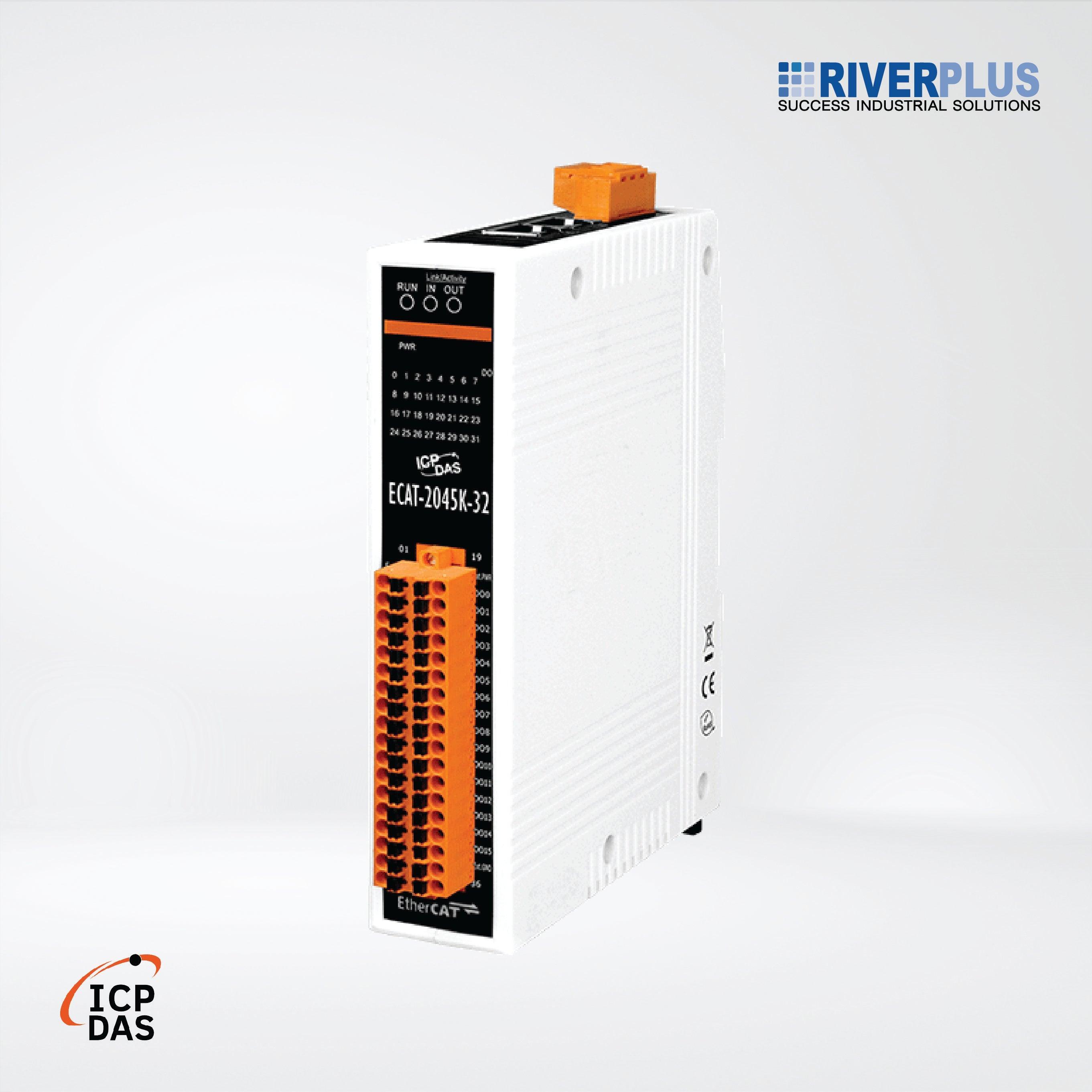 ECAT-2045K-32 EtherCAT Slave I/O Module with Isolated 32-ch DO (Keep output value) - Riverplus