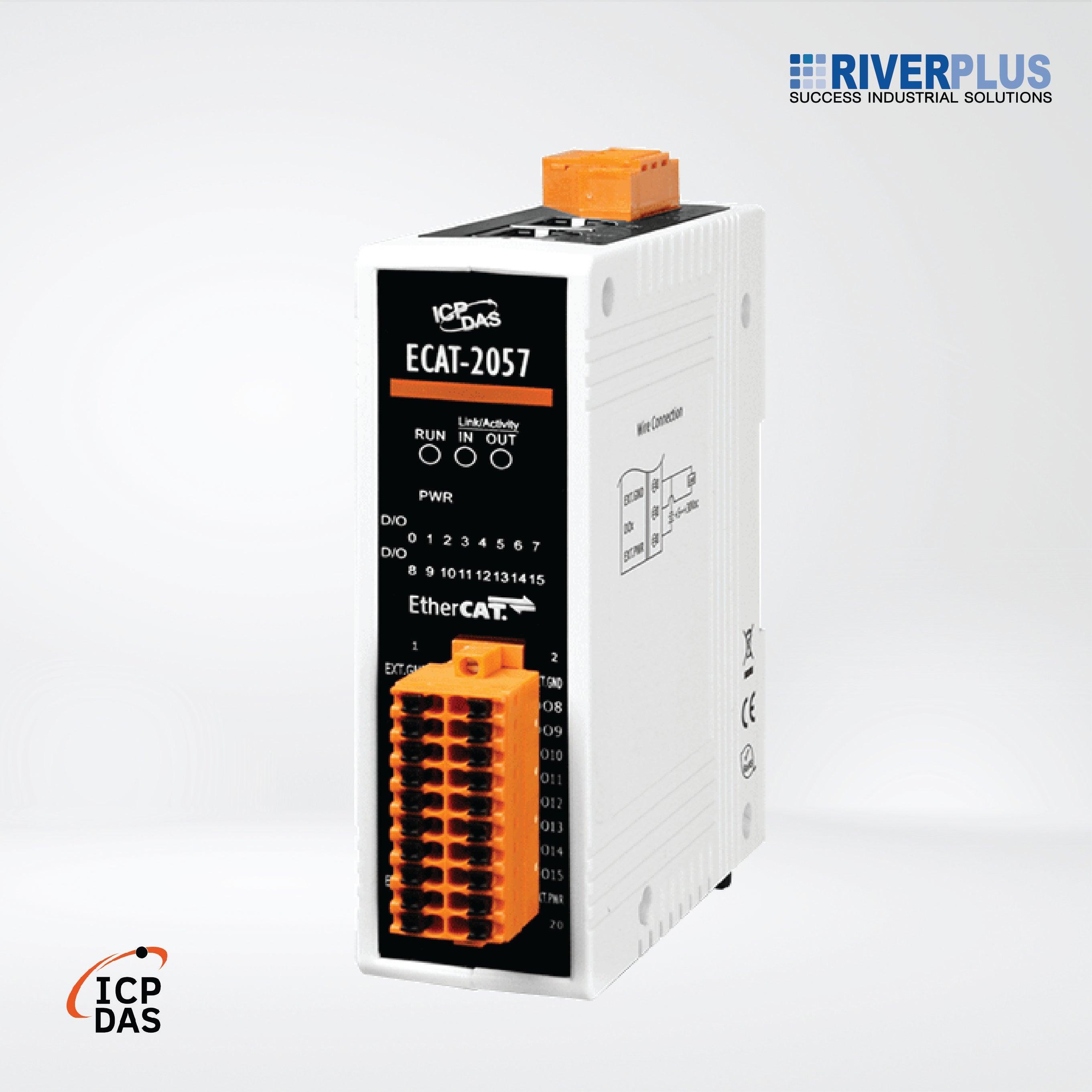 ECAT-2057 EtherCAT Slave I/O Module with Isolated 16-ch DO - Riverplus