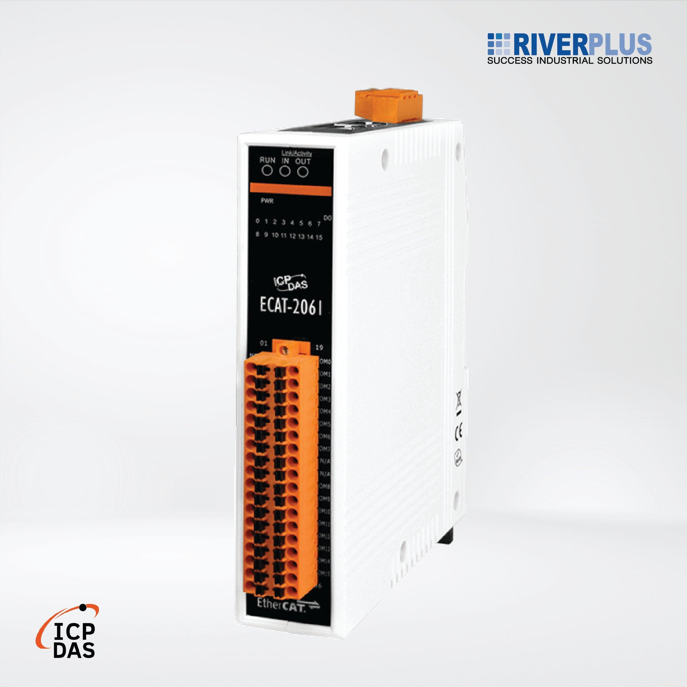 ECAT-2061 EtherCAT Slave I/O Module with Isolated 16-ch Relay - Riverplus