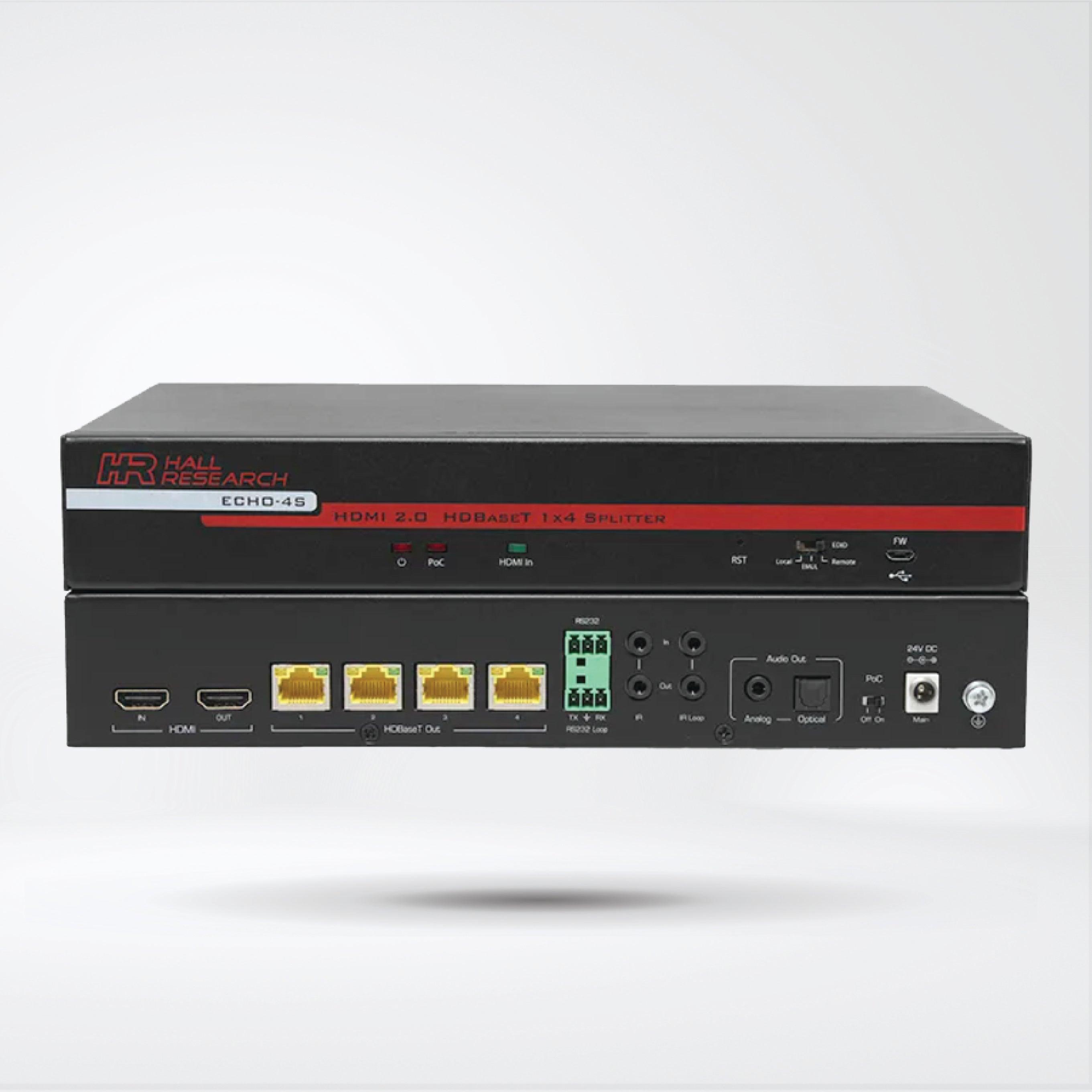 ECHO-4S 4 Channel HDBaseT™ Splitter (Sender) - Riverplus