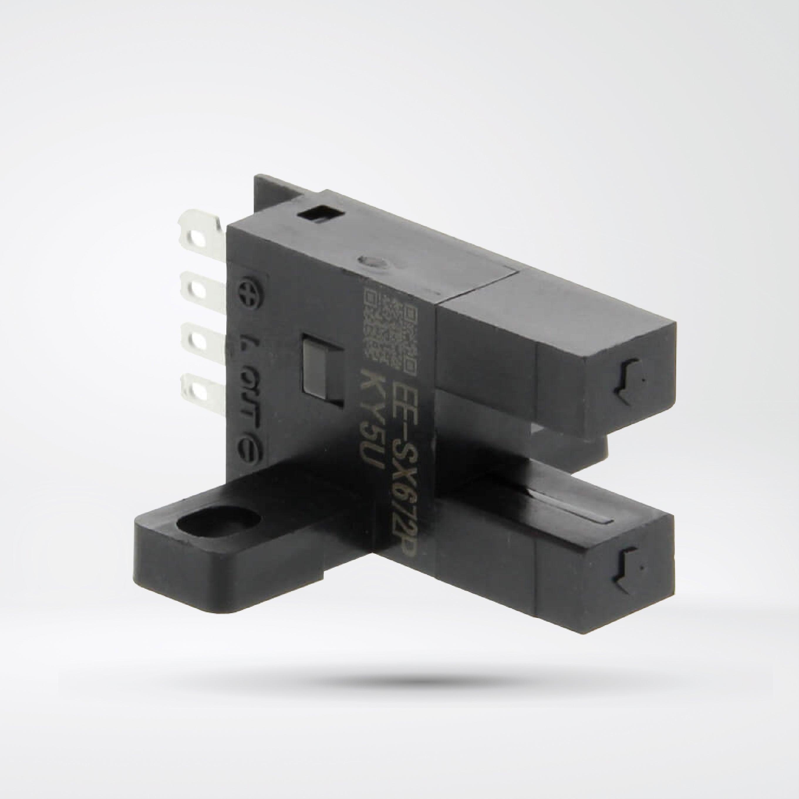 EE-SX672 Photo micro sensor, slot type, T-shaped, L-ON/D-ON selectable, NPN, connector - Riverplus