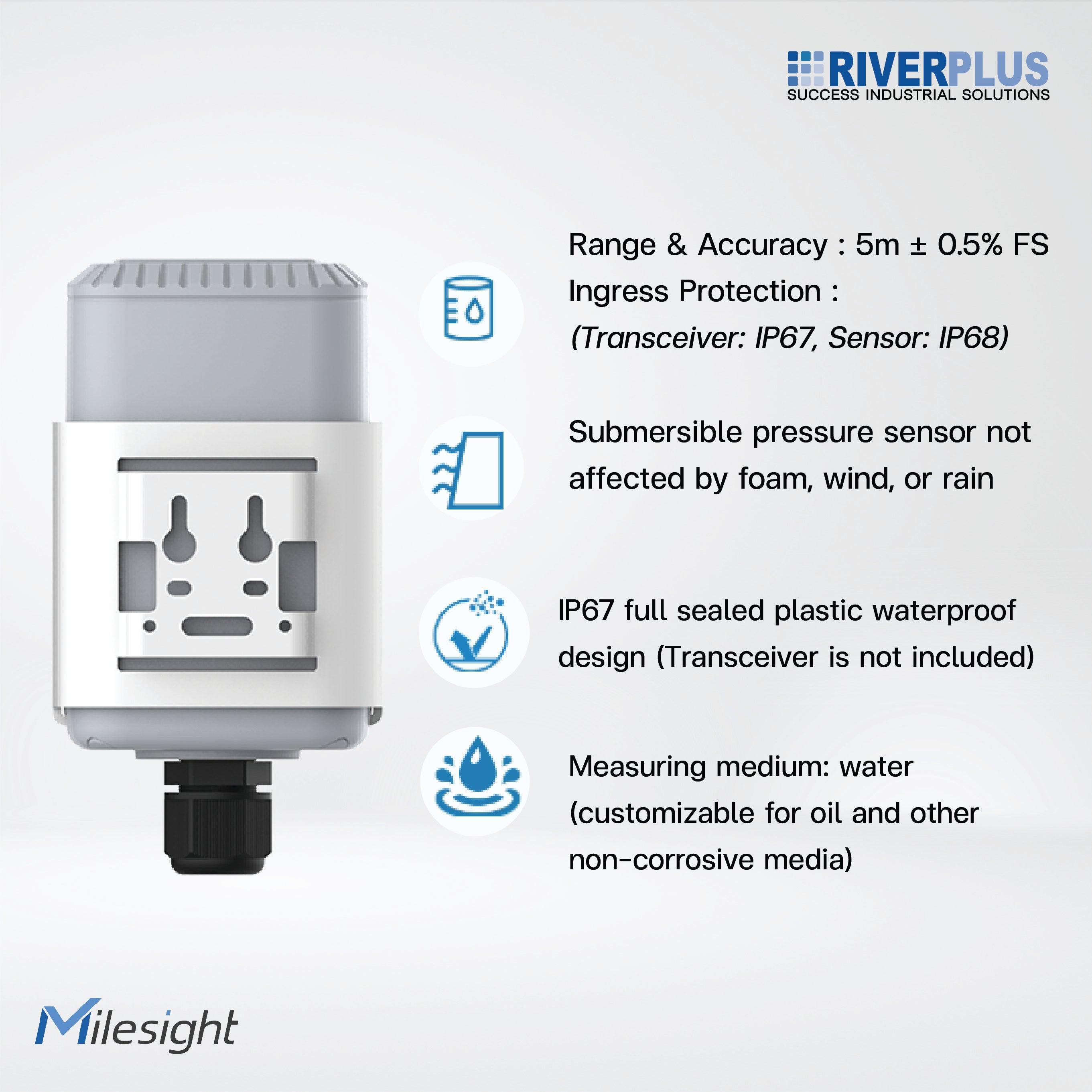 EM500-SWL-L005 Submersible Water Level Sensor/ 5m - Riverplus