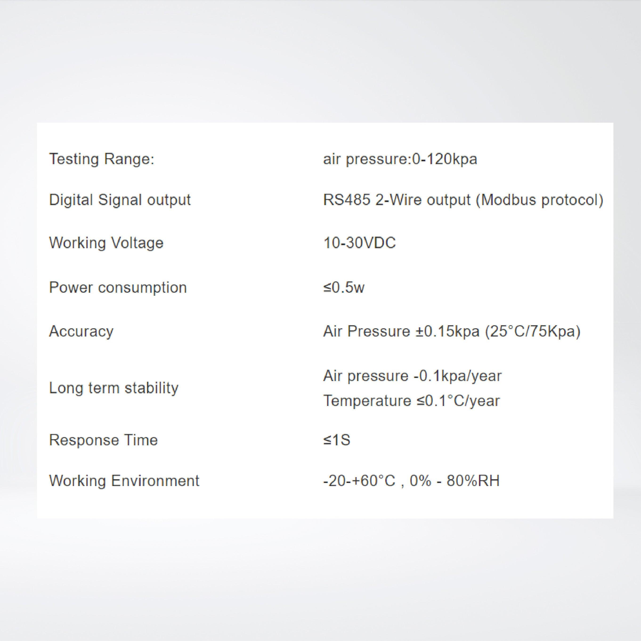 ES101AT Outdoor Air Atmospheric Pressure Sensor - Riverplus