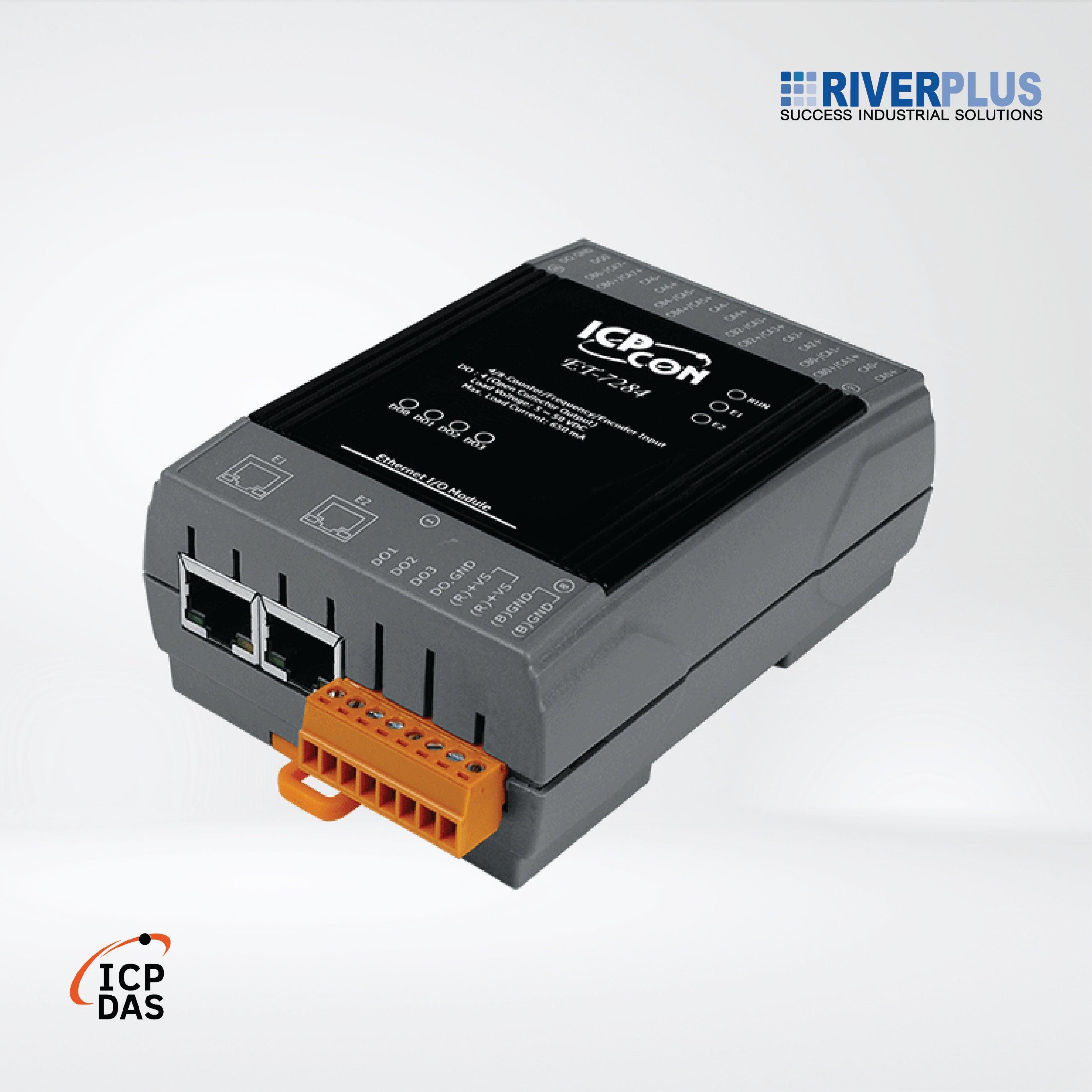 ET-7284 Ethernet I/O Module 2-port Ethernet Switch, 4/8-ch and 4-ch DO - Riverplus