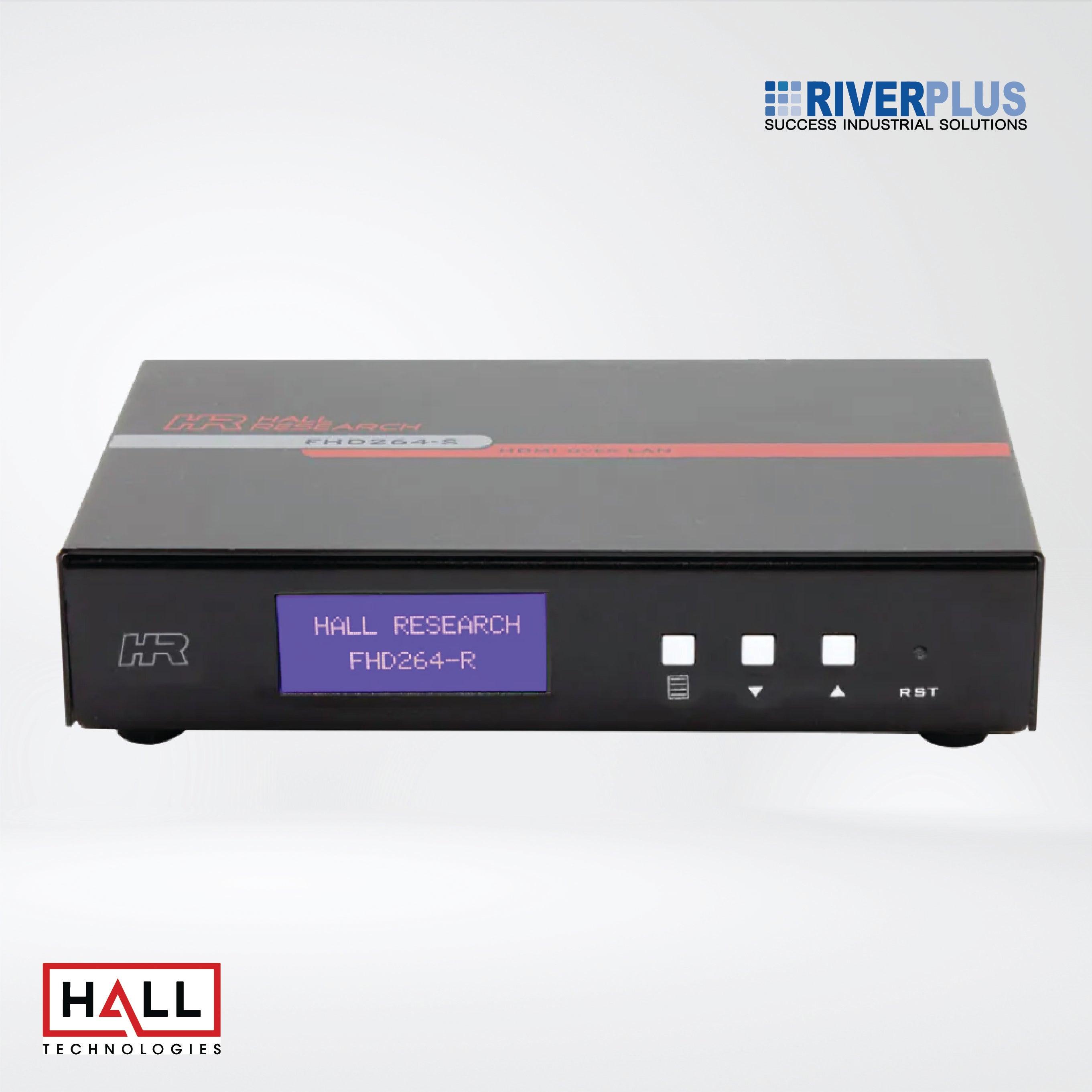FHD264-R AV and control over IP Receiver with Extracted Audio, RS232 over IP & IR - Riverplus