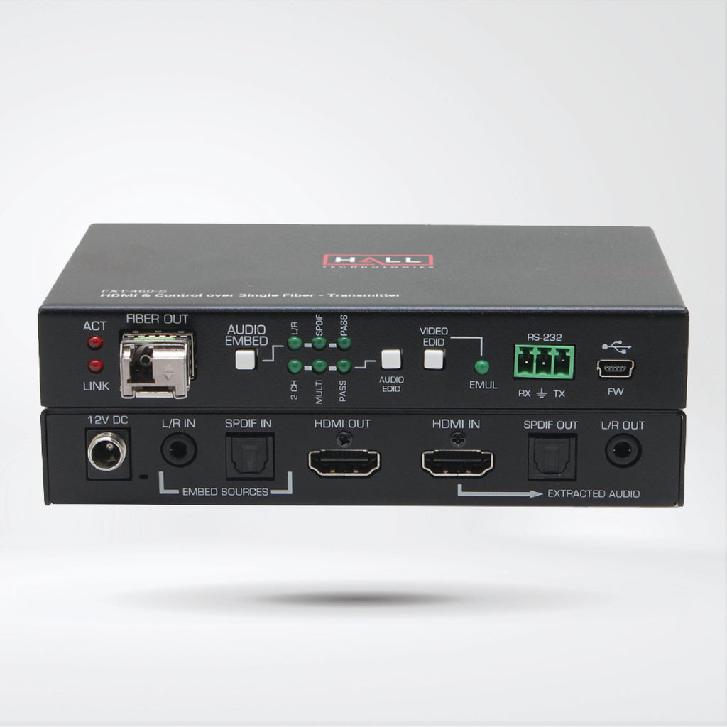 FXT-460 4K HDMI 2.0 Fiber Optic Extender - Riverplus