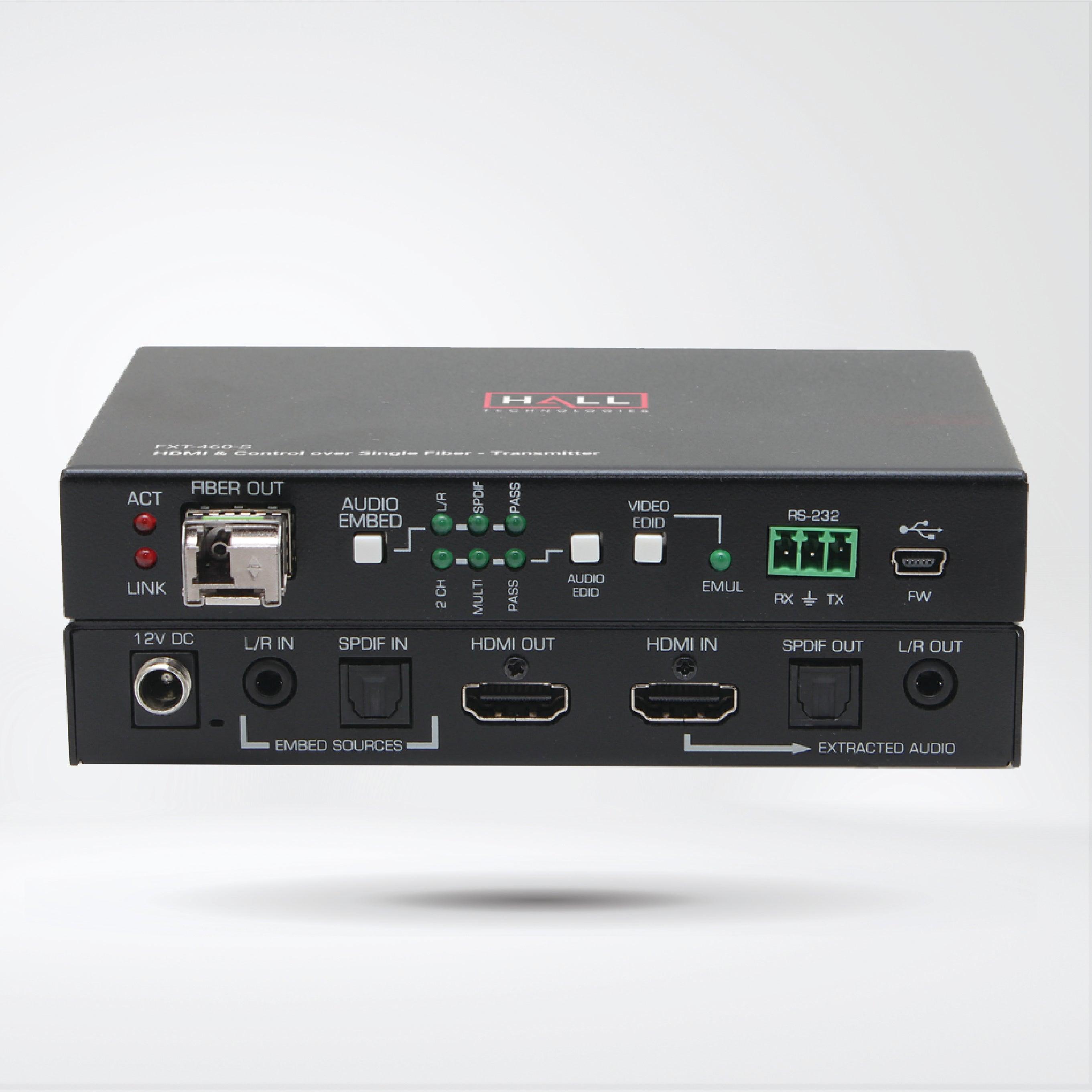 FXT-460-R 4K HDMI 2.0 Fiber Optic Extender - Riverplus
