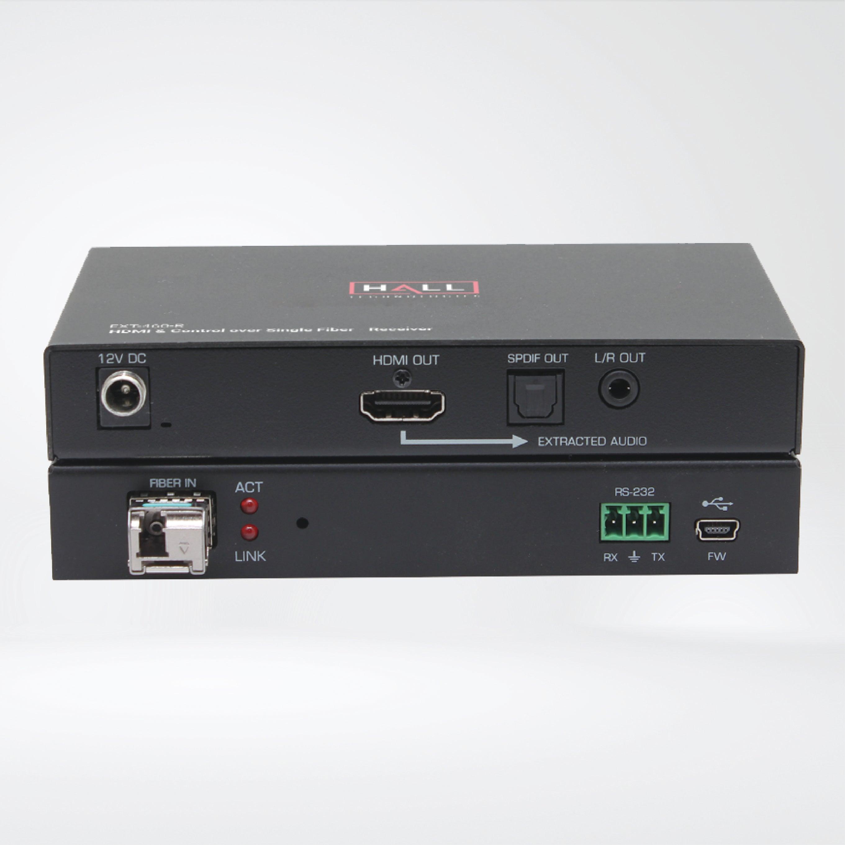 FXT-460-R 4K HDMI 2.0 Fiber Optic Extender - Riverplus