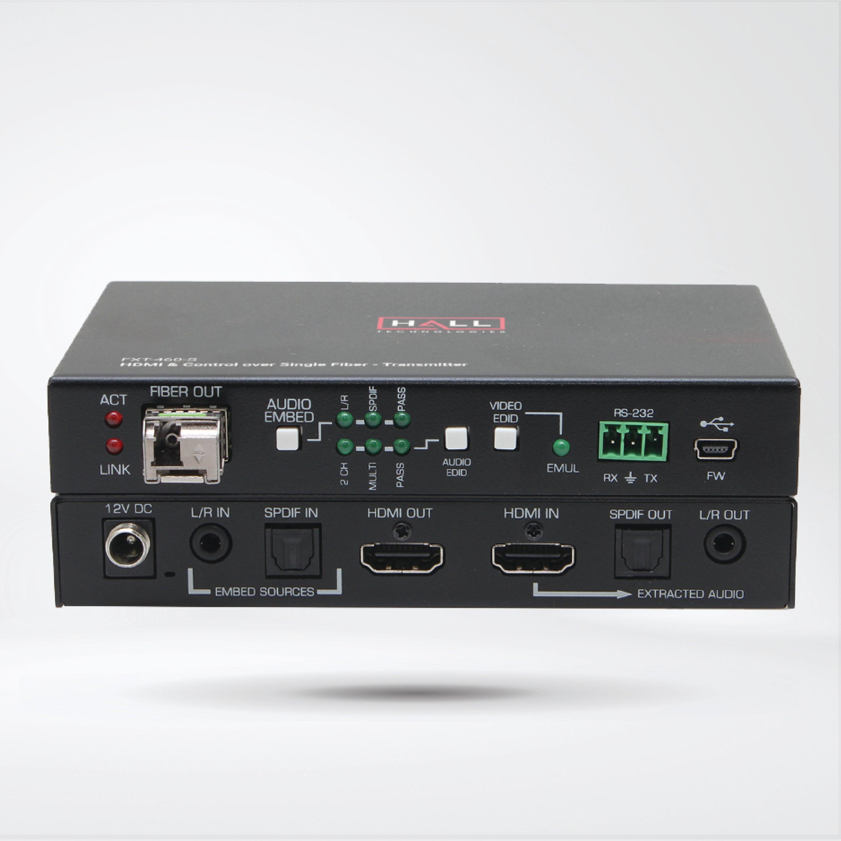 FXT-460-S 4K HDMI 2.0 Fiber Optic Extender - Riverplus