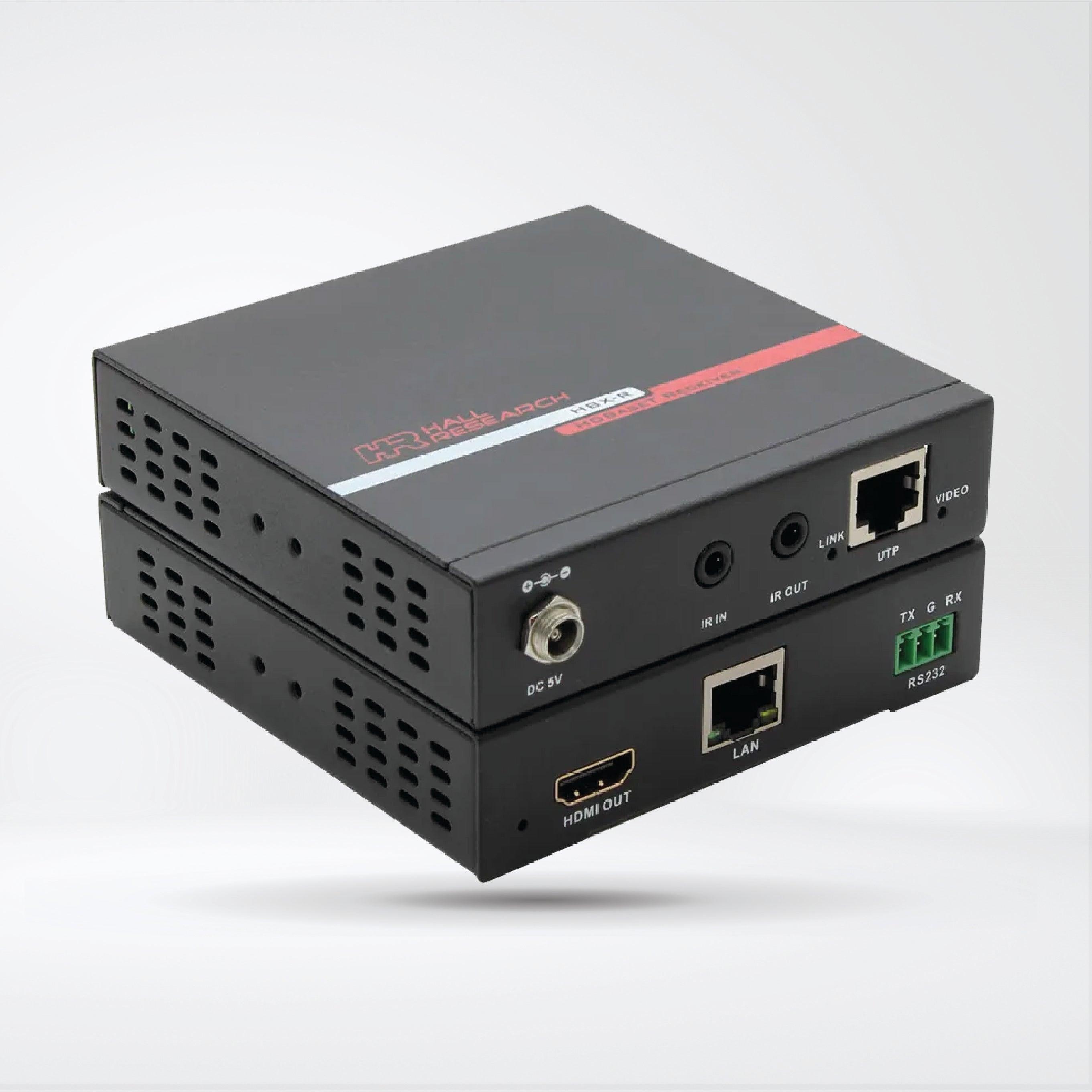 Video Extender HBX-R HDMI Video Extender With Ultra-HD AV, IR, RS232 and Ethernet (Re