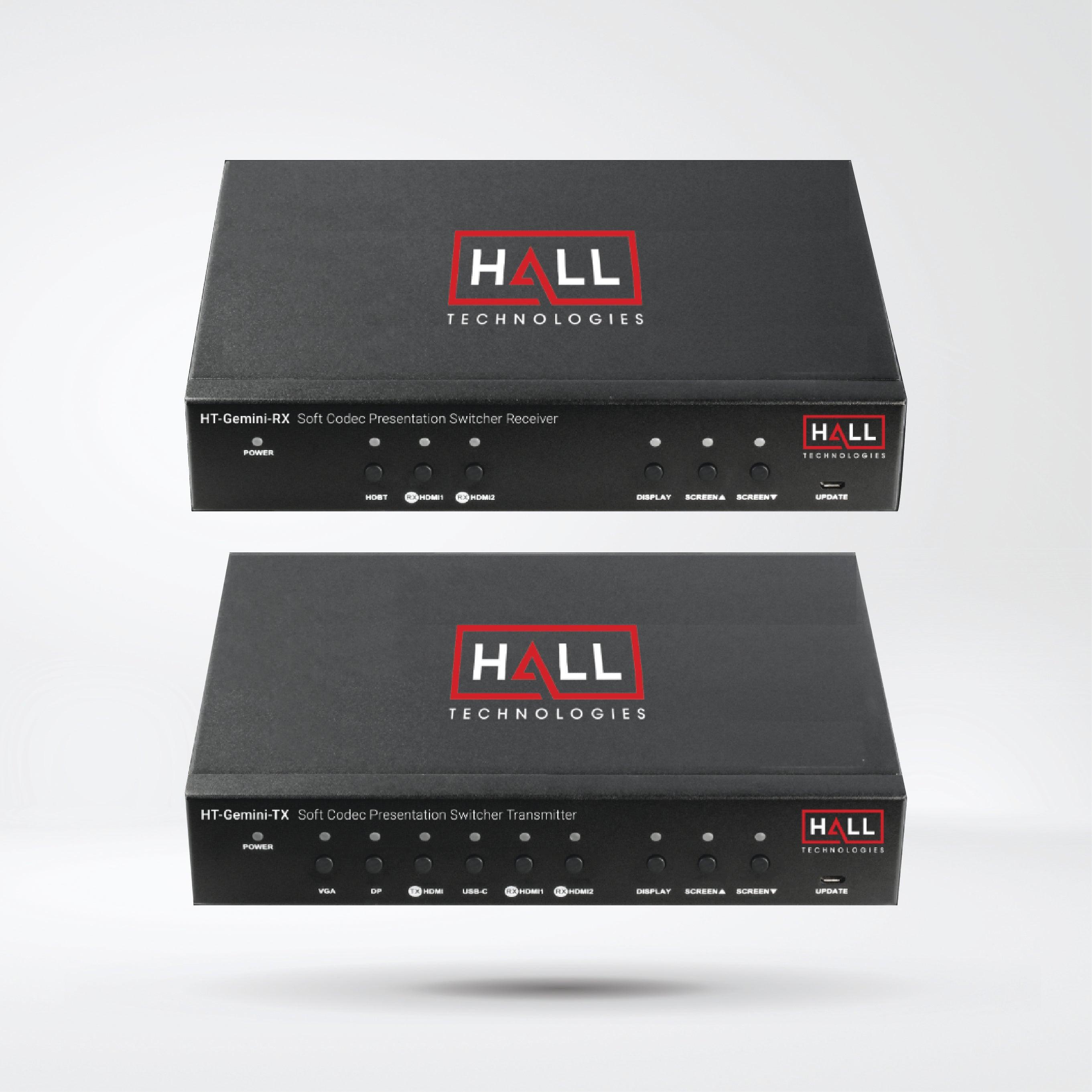 HT-GEMINI 4K 6 Multiformat Input Extender Switch with USB Extension for Soft Codec - Riverplus