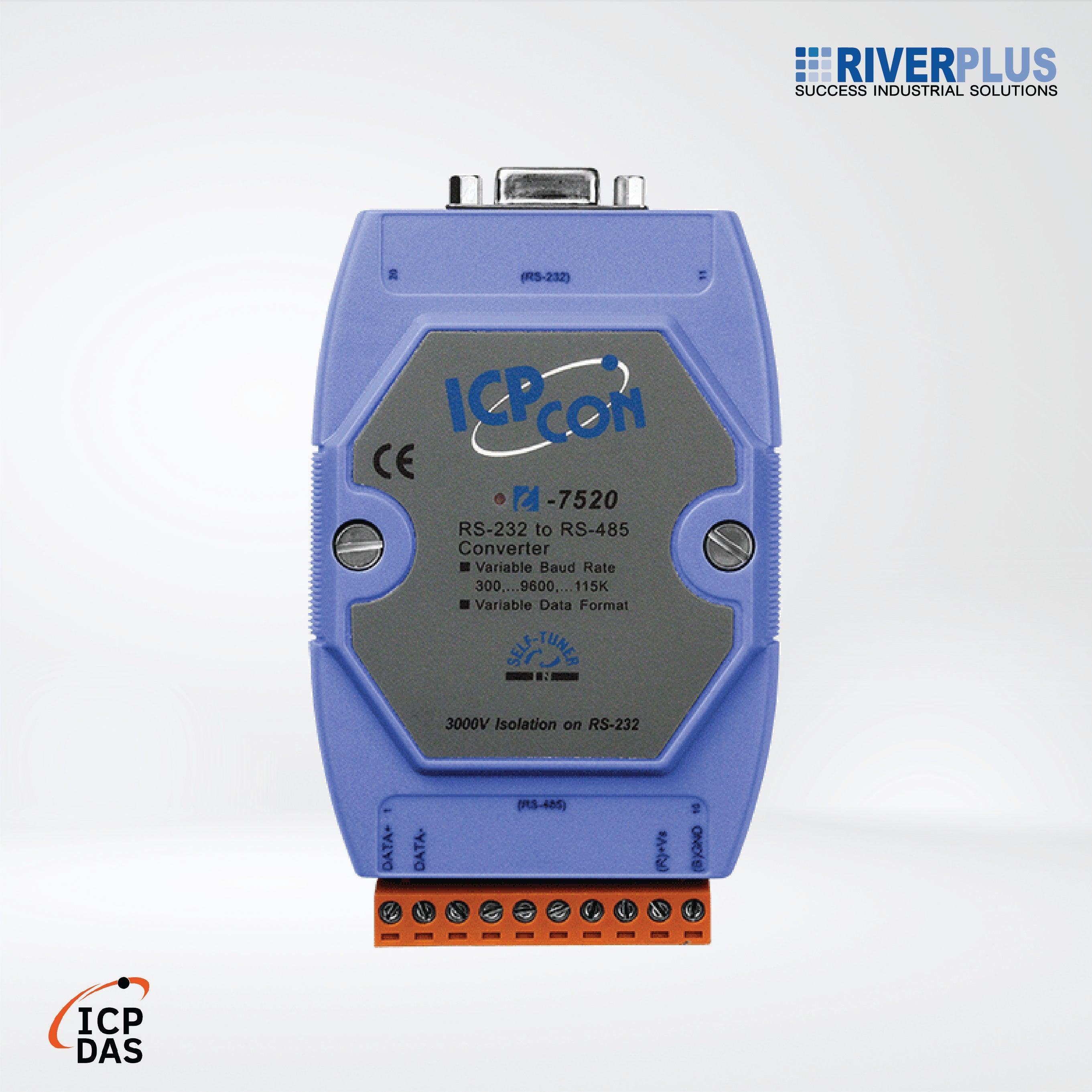 I-7520 Isolated RS-232 to RS-485 Converter - Riverplus