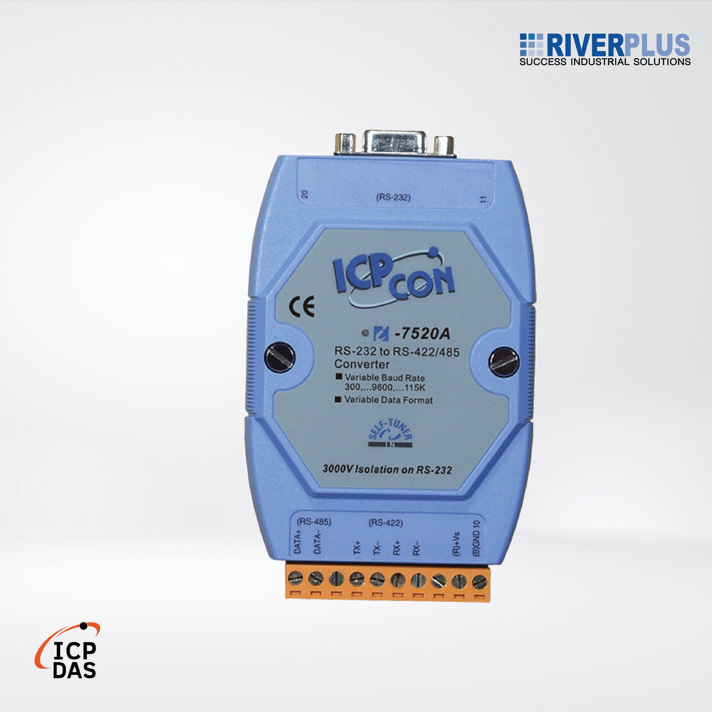 I-7520A Isolated RS-232 to RS-422/485 Converter - Riverplus