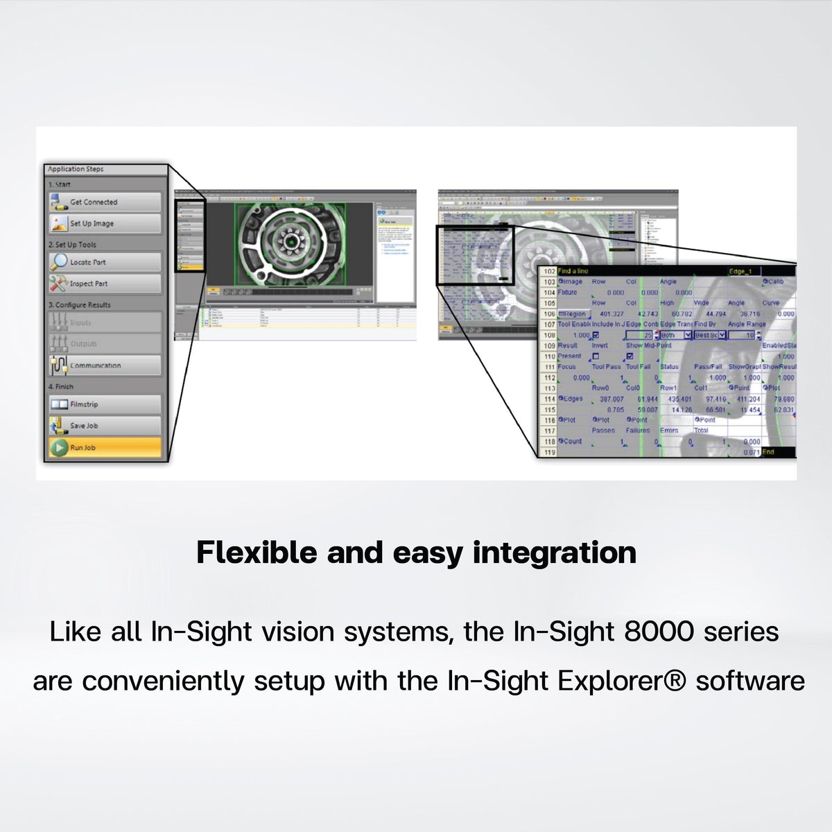 Is8000 Series Vision Sensor In-Sight 8000 vision system , World’s smallest 5MP self-contained visi