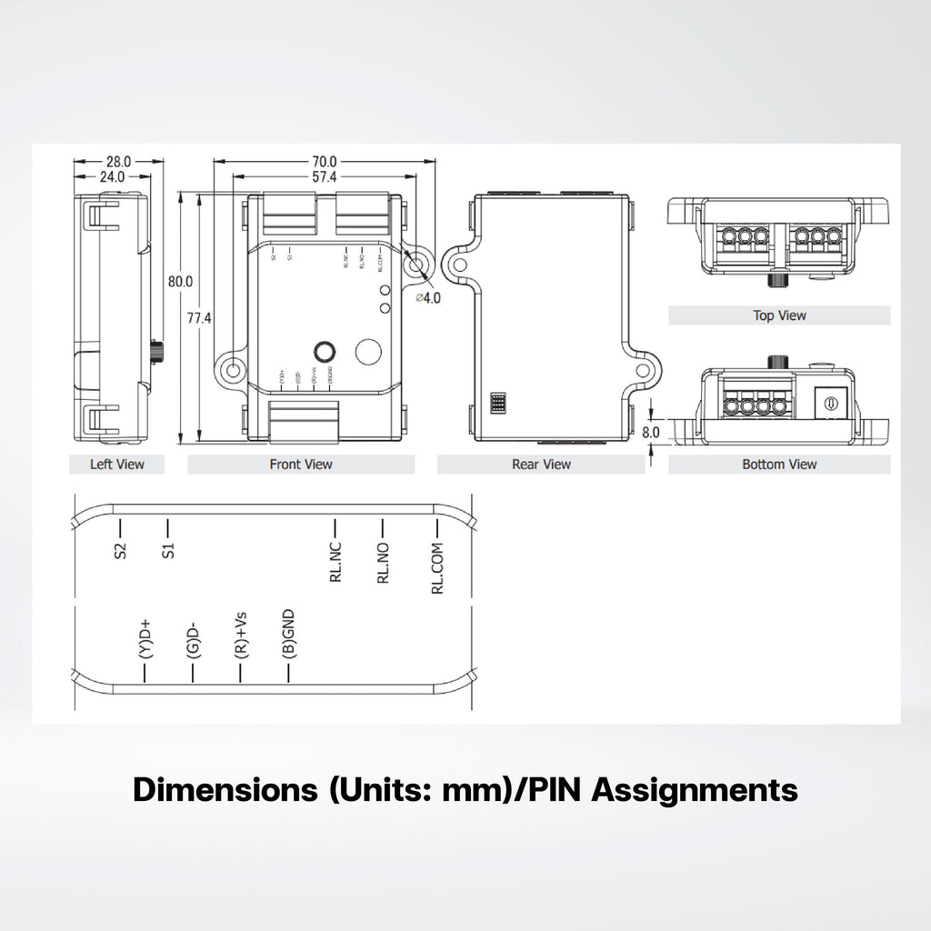iSN-101/S3 1-channel Liquid Leak Detection Module with a probe