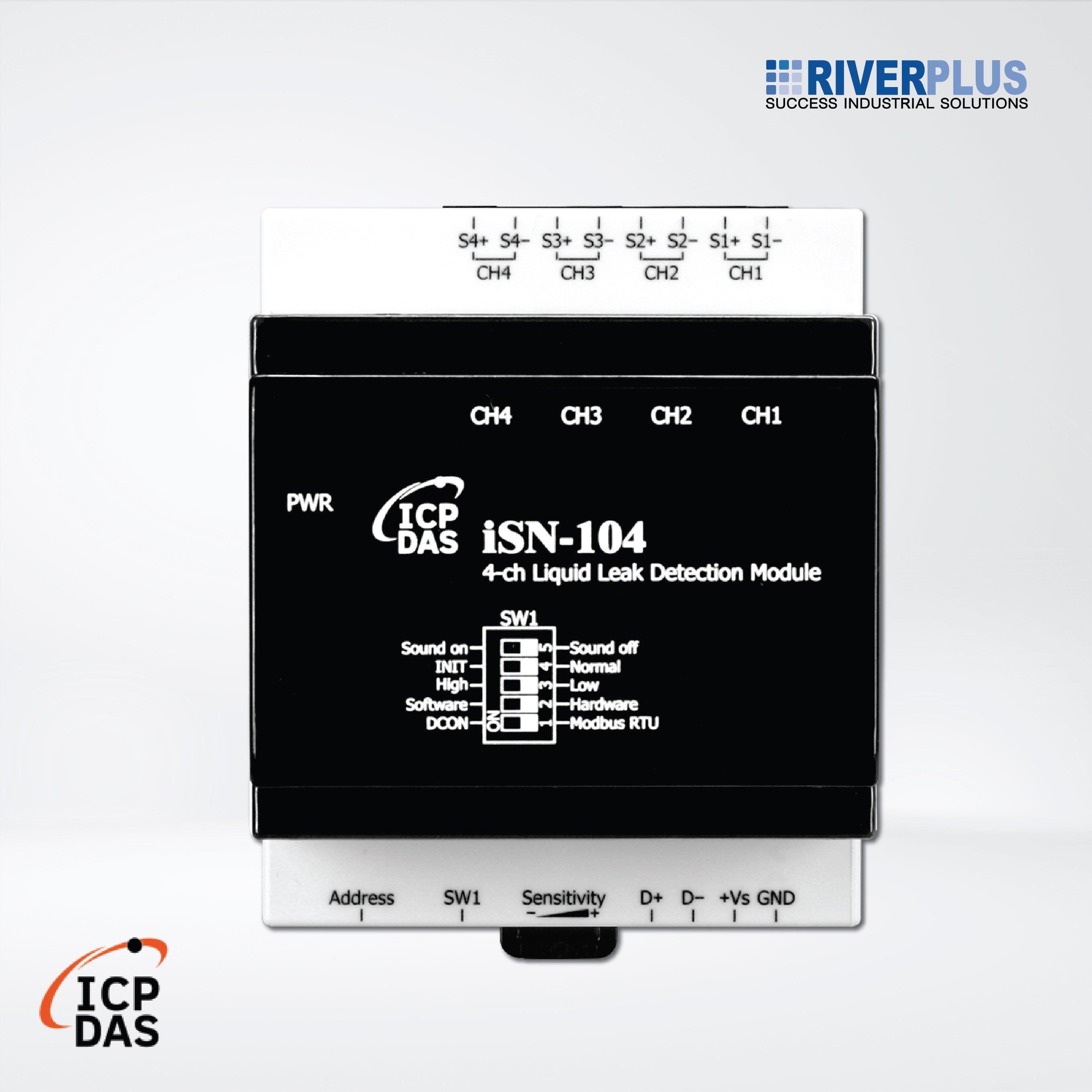 iSN-104 4-channel Liquid Leak Detection Module (RS-485 version) - Riverplus