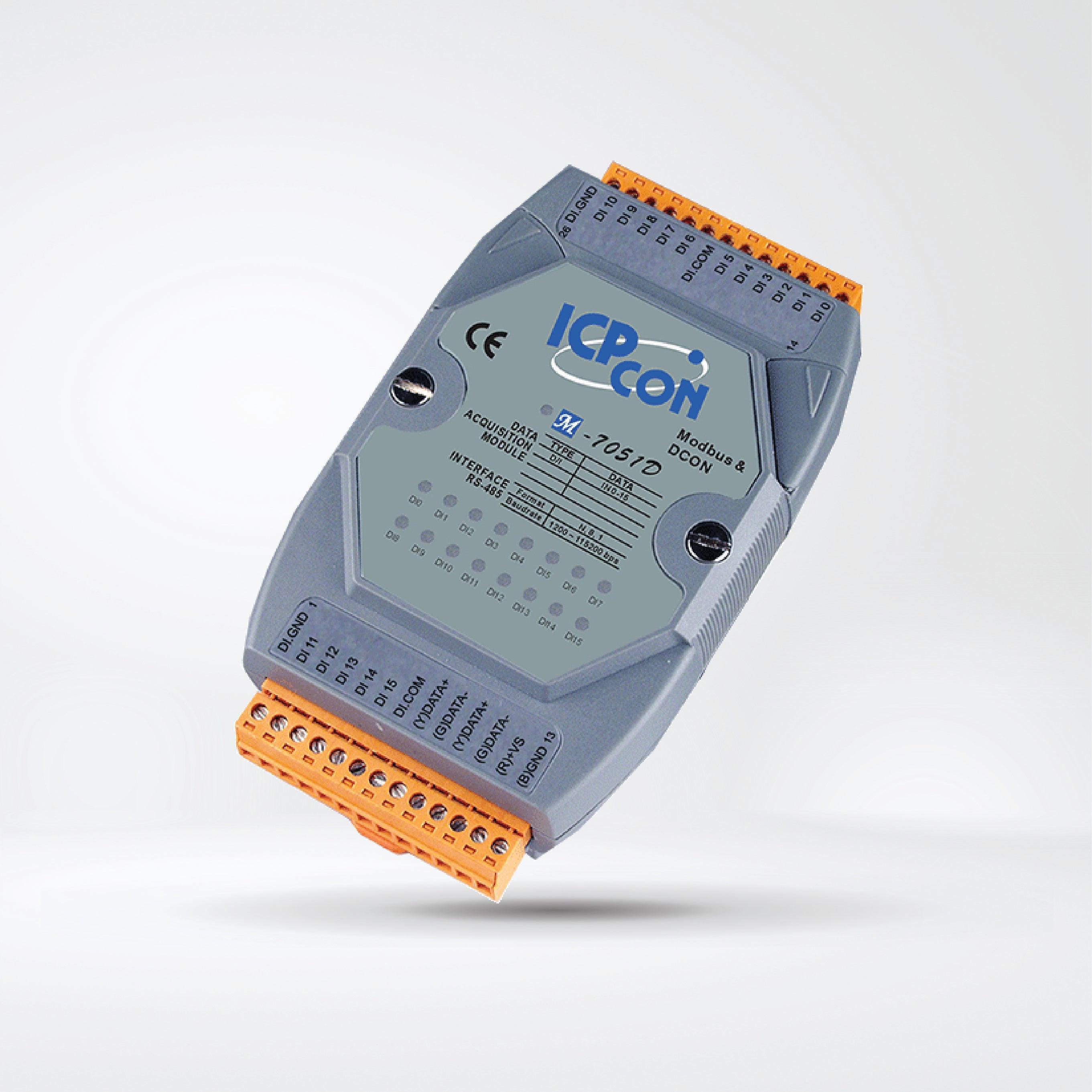M-7051D-G 16-ch Isolated (Dry, Wet) DI Module