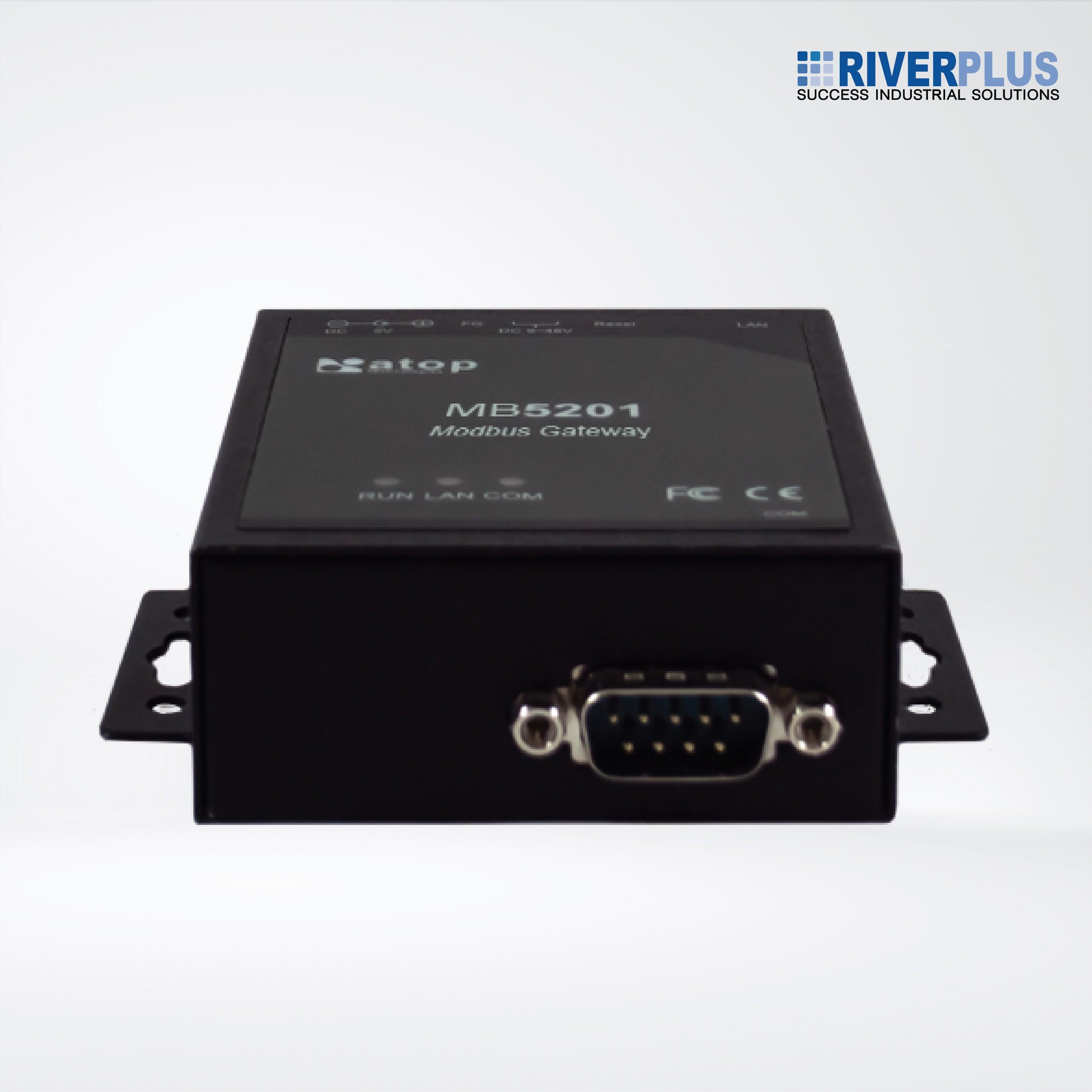 MB5201-TB Compact 1-Port Industrial Modbus TCP/RTU/ASCII Gateway, Field-Mount - Riverplus