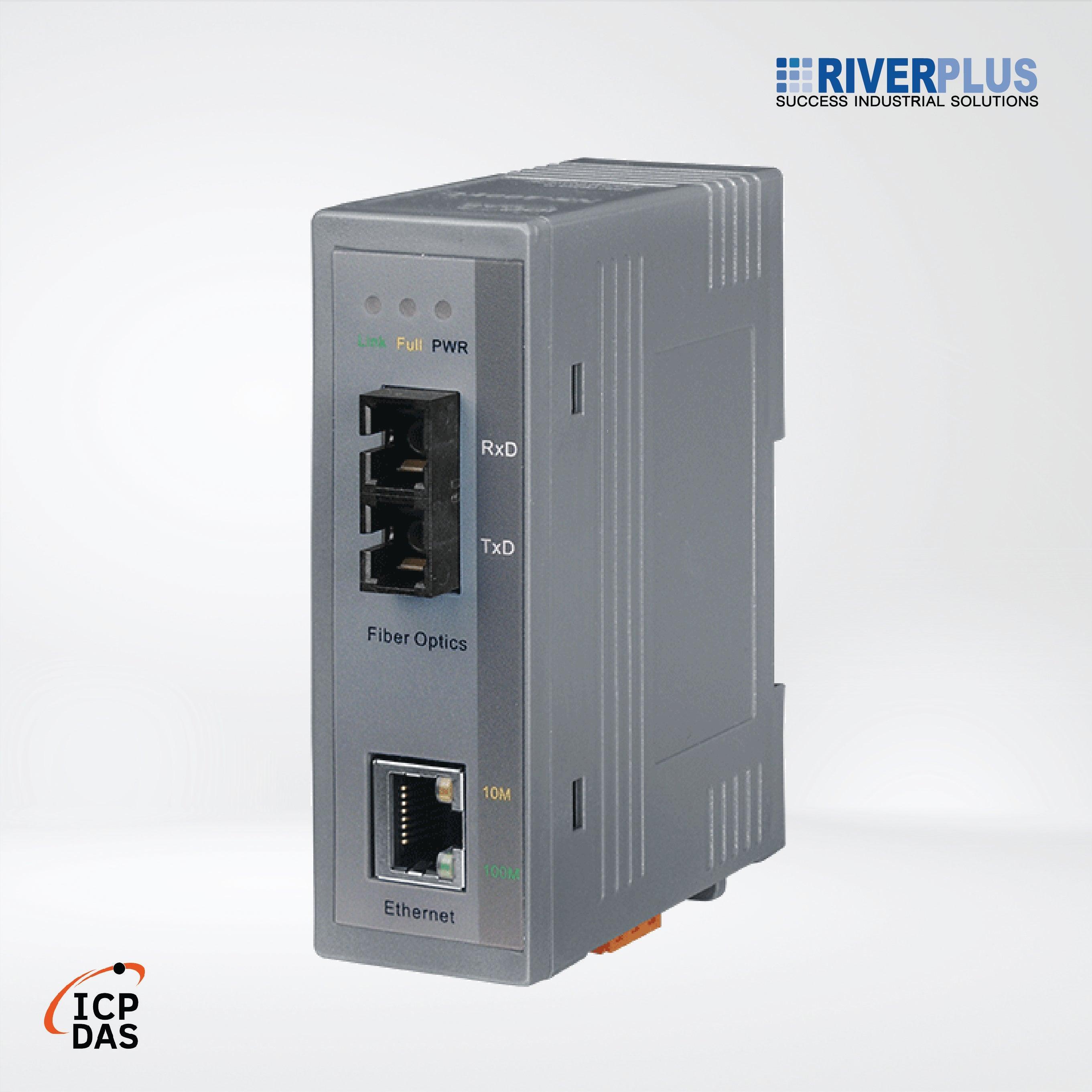 NS-200FCS Industrial 10/100 Base-T to 100 Base-FX Media Converter - Riverplus