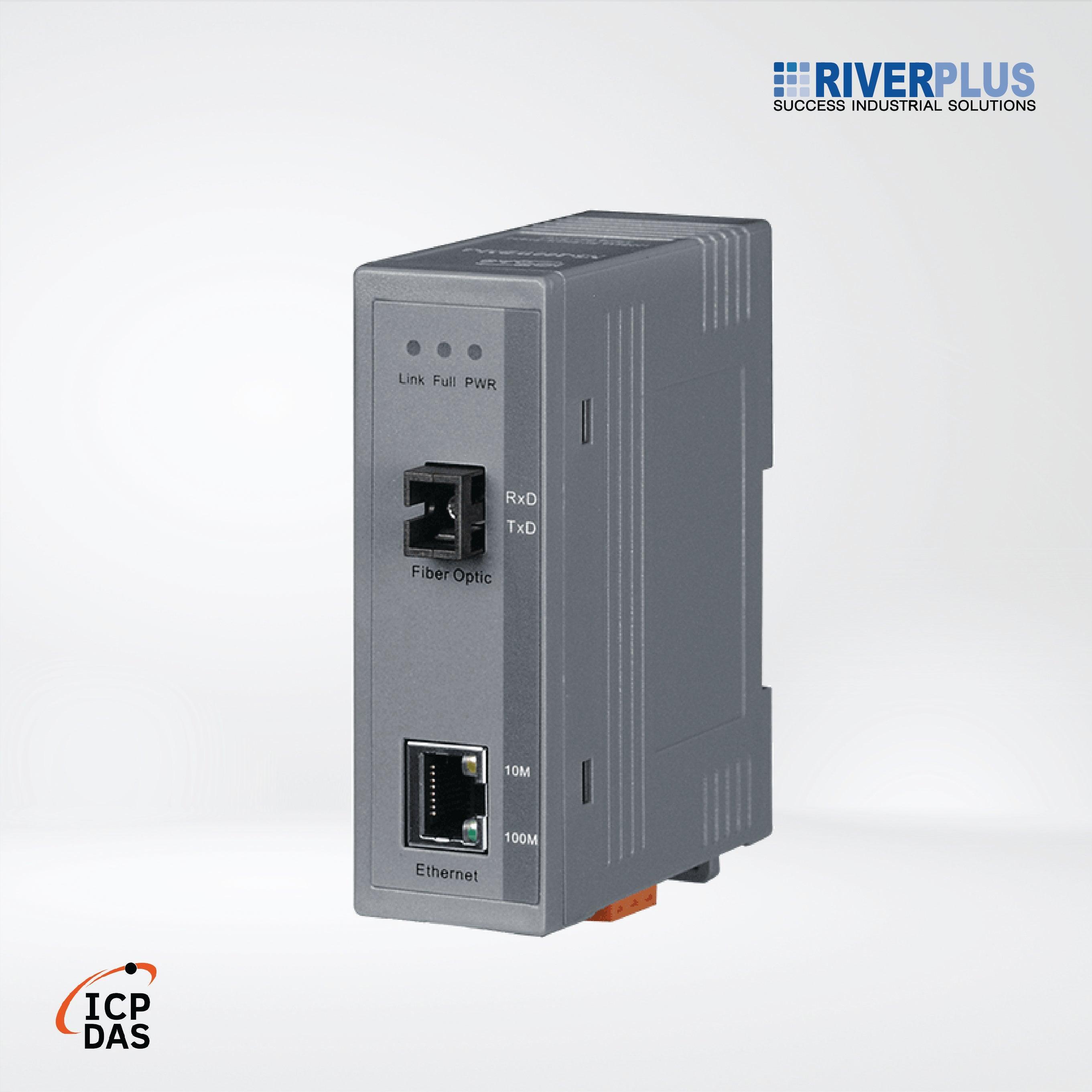 NS-200WDM-A Industrial Single-Strand 10/100 Base-T(X) to 100 Base-FX - Riverplus
