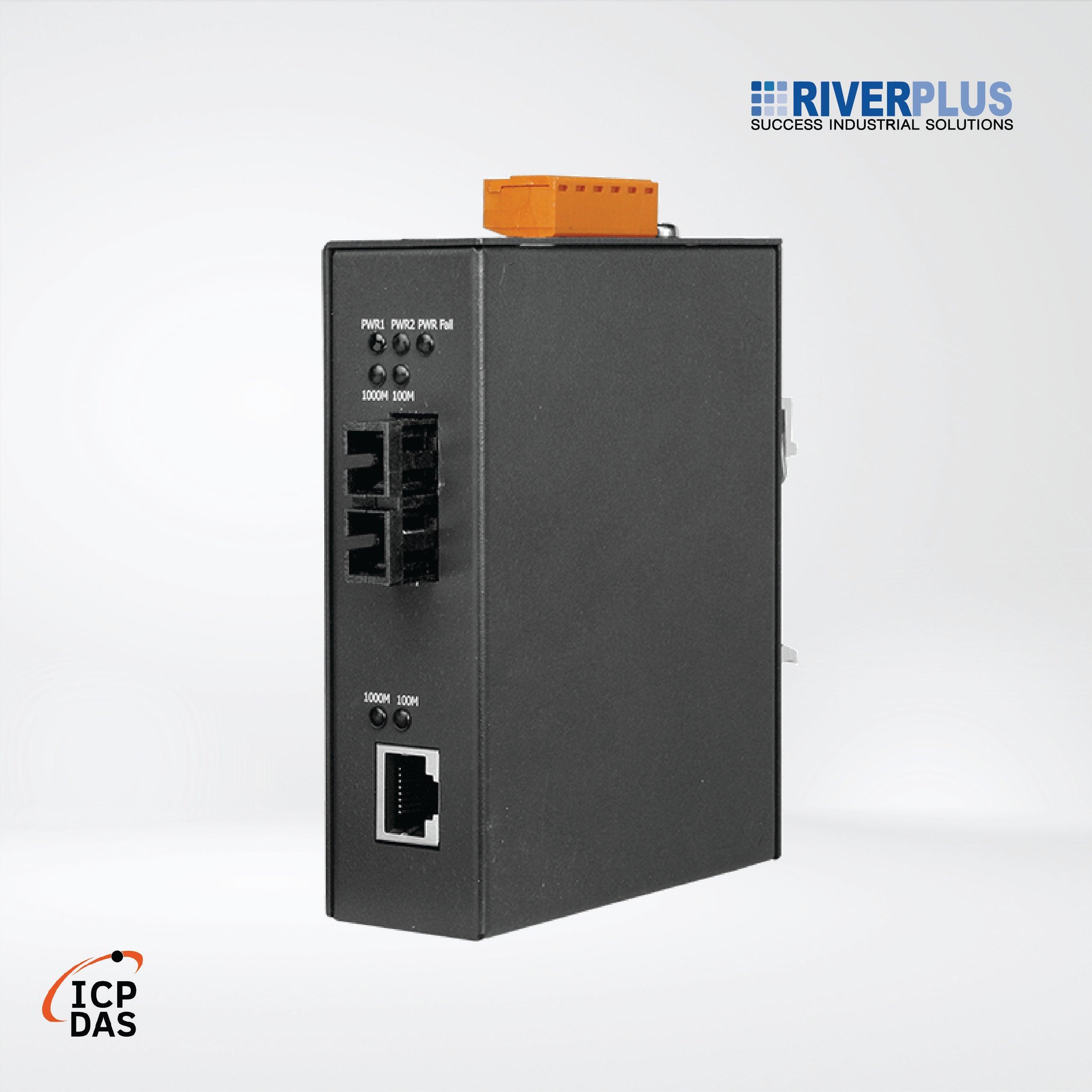 NSM-200LX 1000Base-T to 1000Base-LX Fiber Media Converter - Riverplus