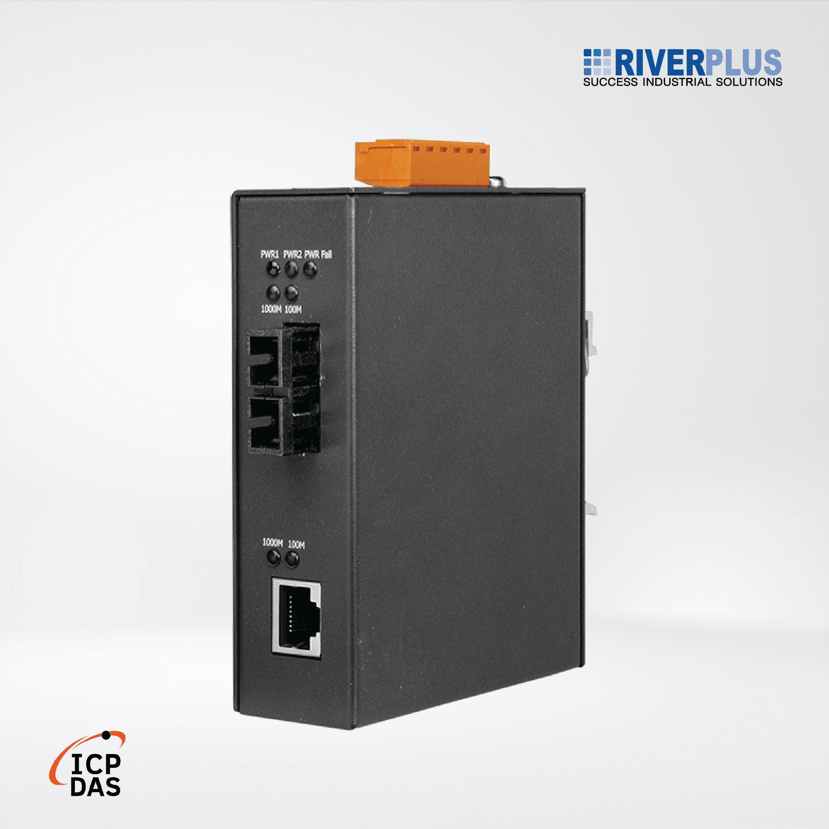 NSM-200SX 1000Base-T to 1000Base-SX Fiber Media Converter - Riverplus