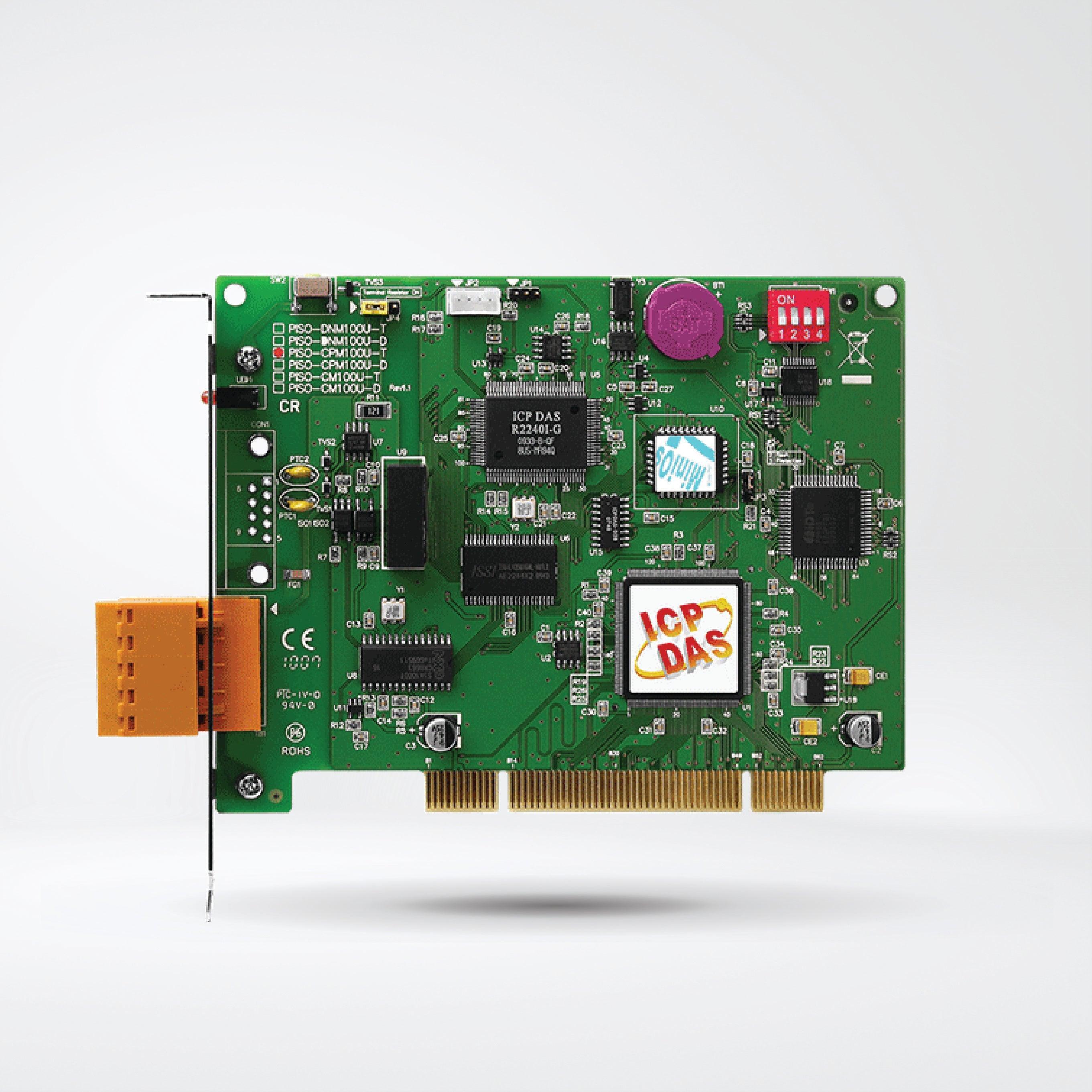 PISO-CPM100U-T 1 Port Intelligent CANopen Master Universal PCI Board - Riverplus