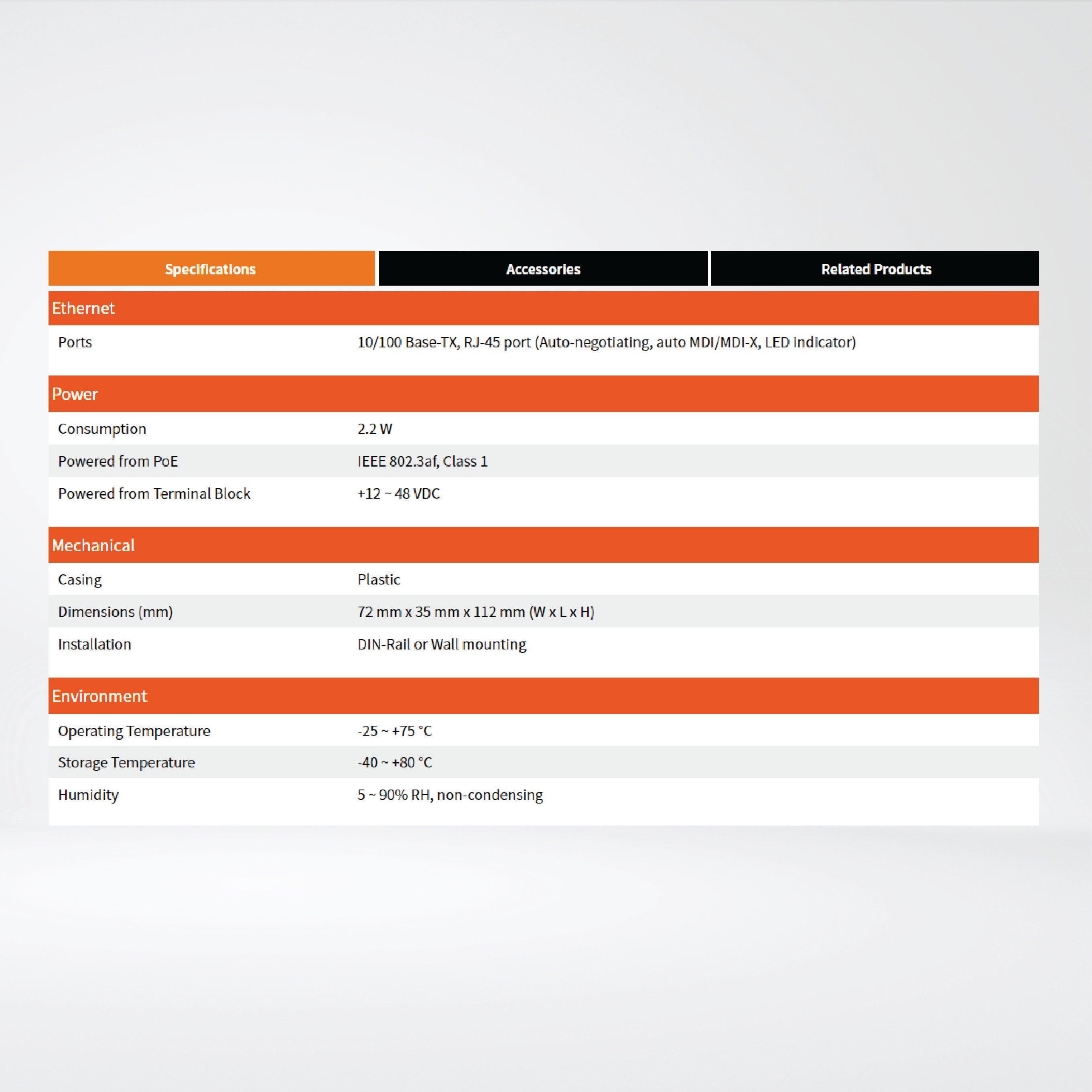 PPDS-720-MTCP Programmable (1x RS-232 and 1x RS-485) Serial-to-Ethernet Device Server - Riverplus