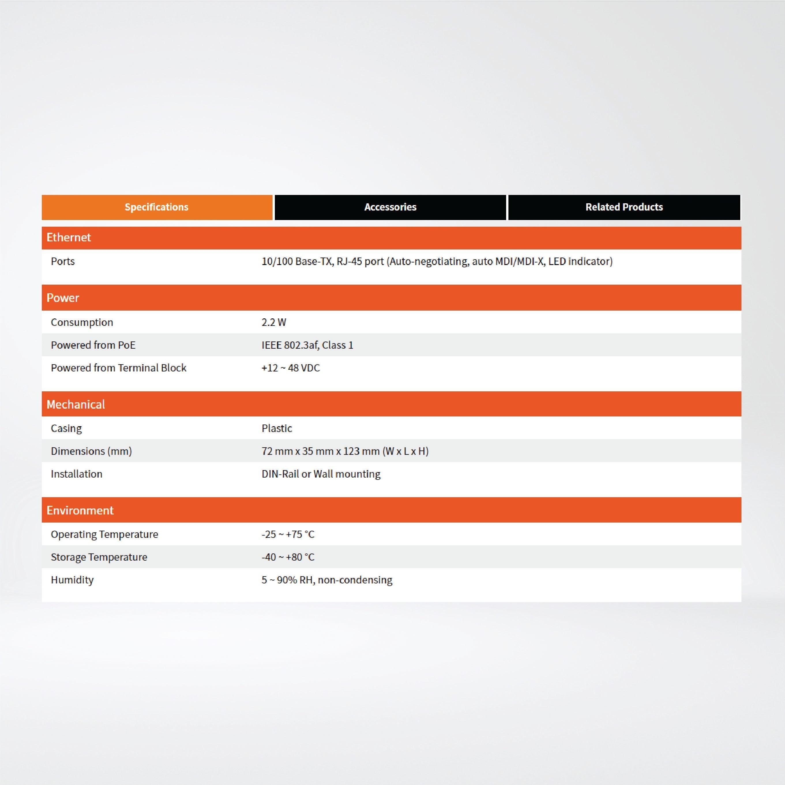 PPDS-755-MTCP Programmable (1x RS-232 and 4x RS-485) Serial-to-Ethernet Device Server - Riverplus