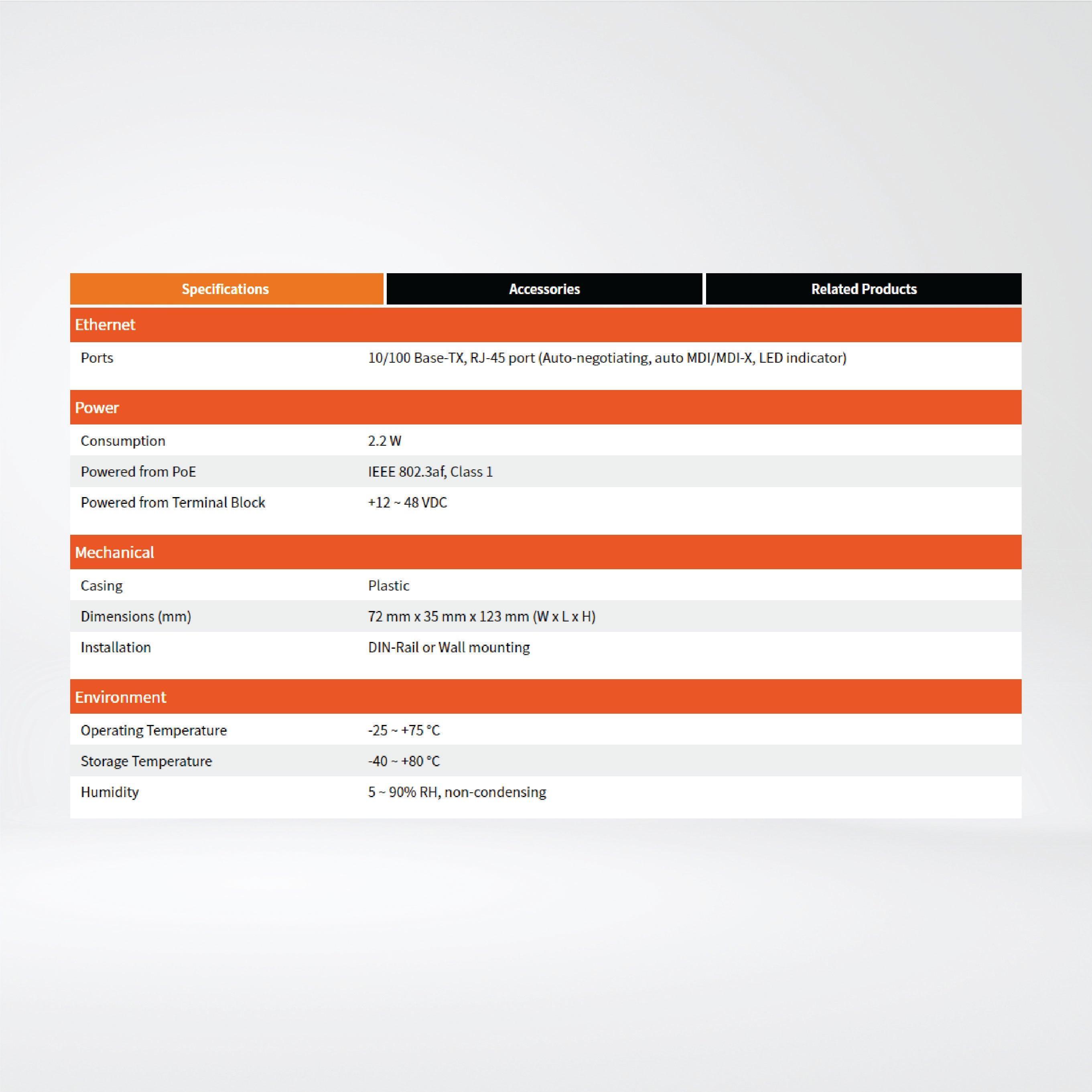 PPDS-782-MTCP Programmable (7x RS-232 and 1x RS-485) Serial-to-Ethernet Device Server - Riverplus